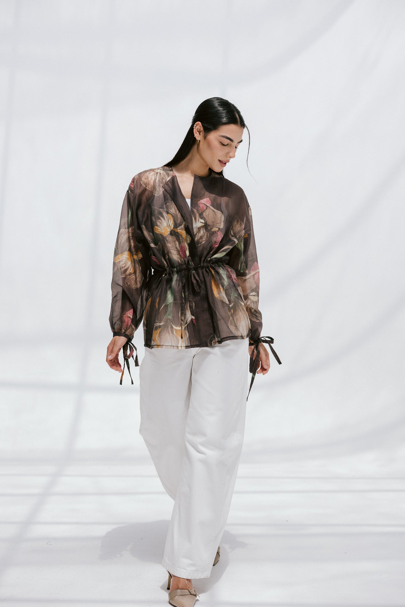 Jardin Blouse in Brunette