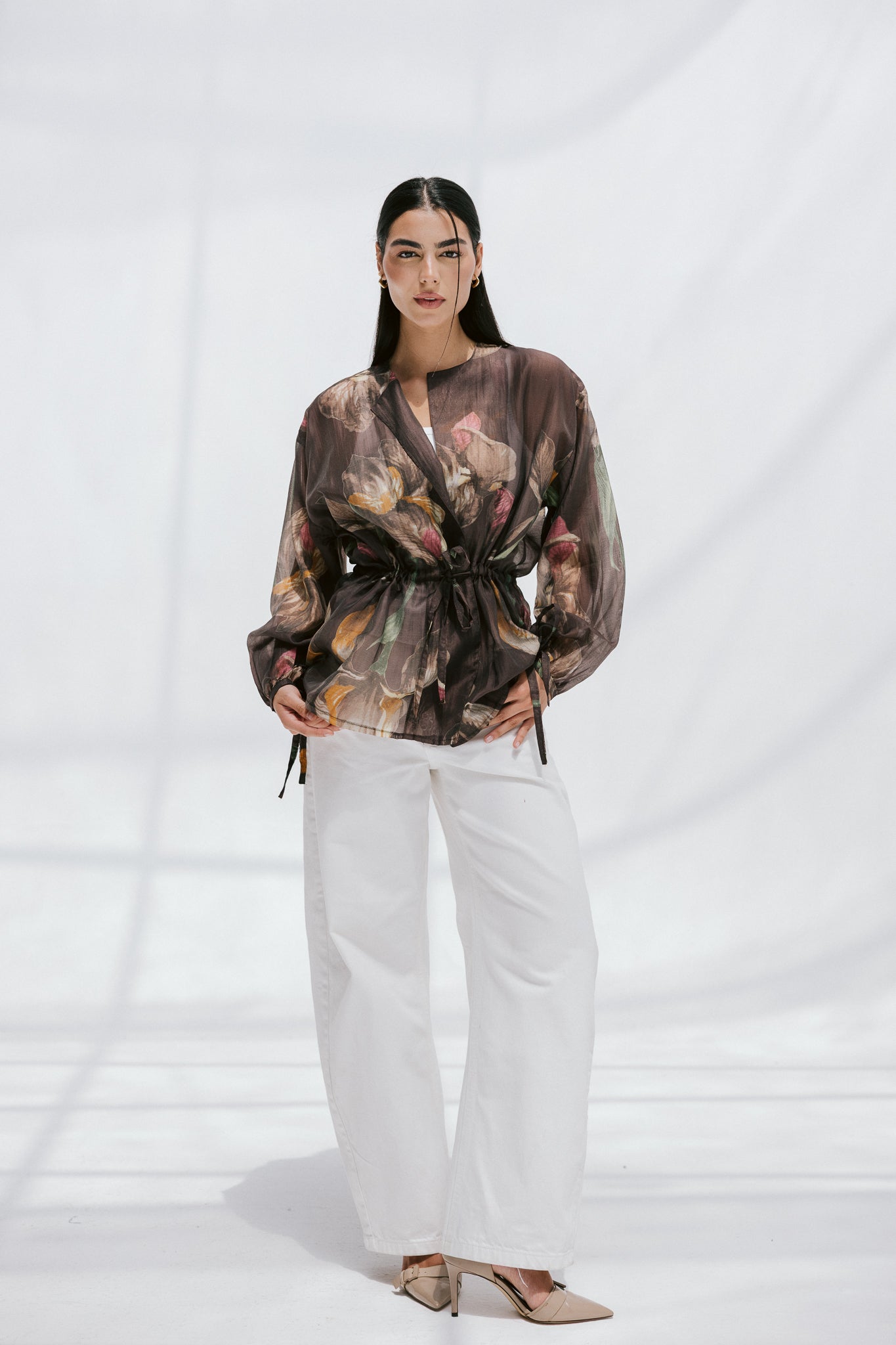 Jardin Blouse in Brunette