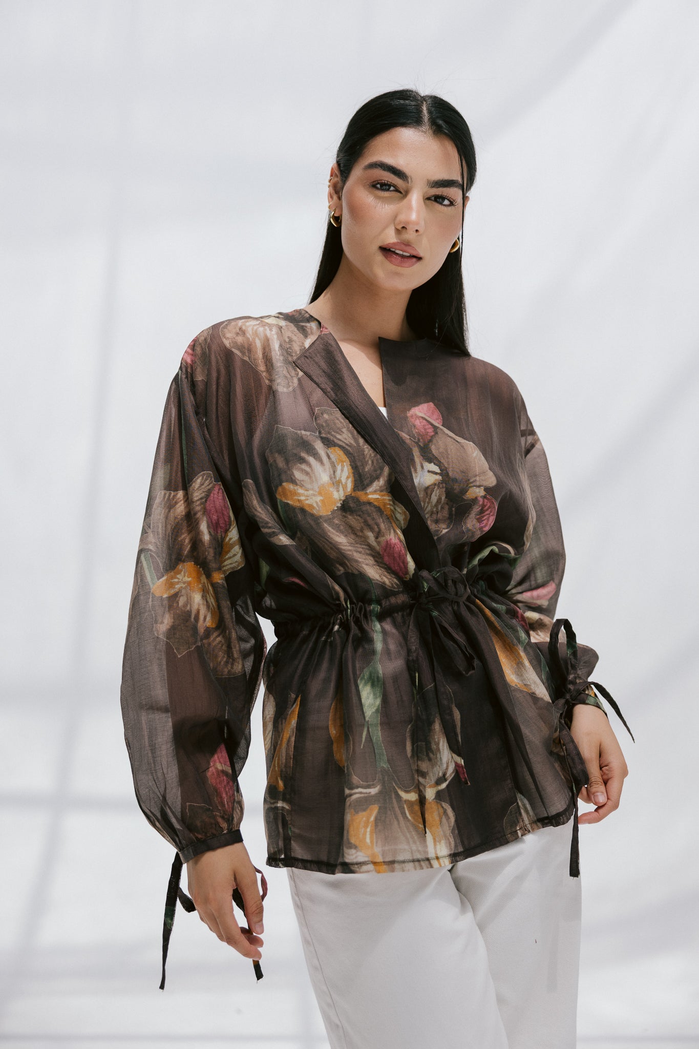 Jardin Blouse in Brunette