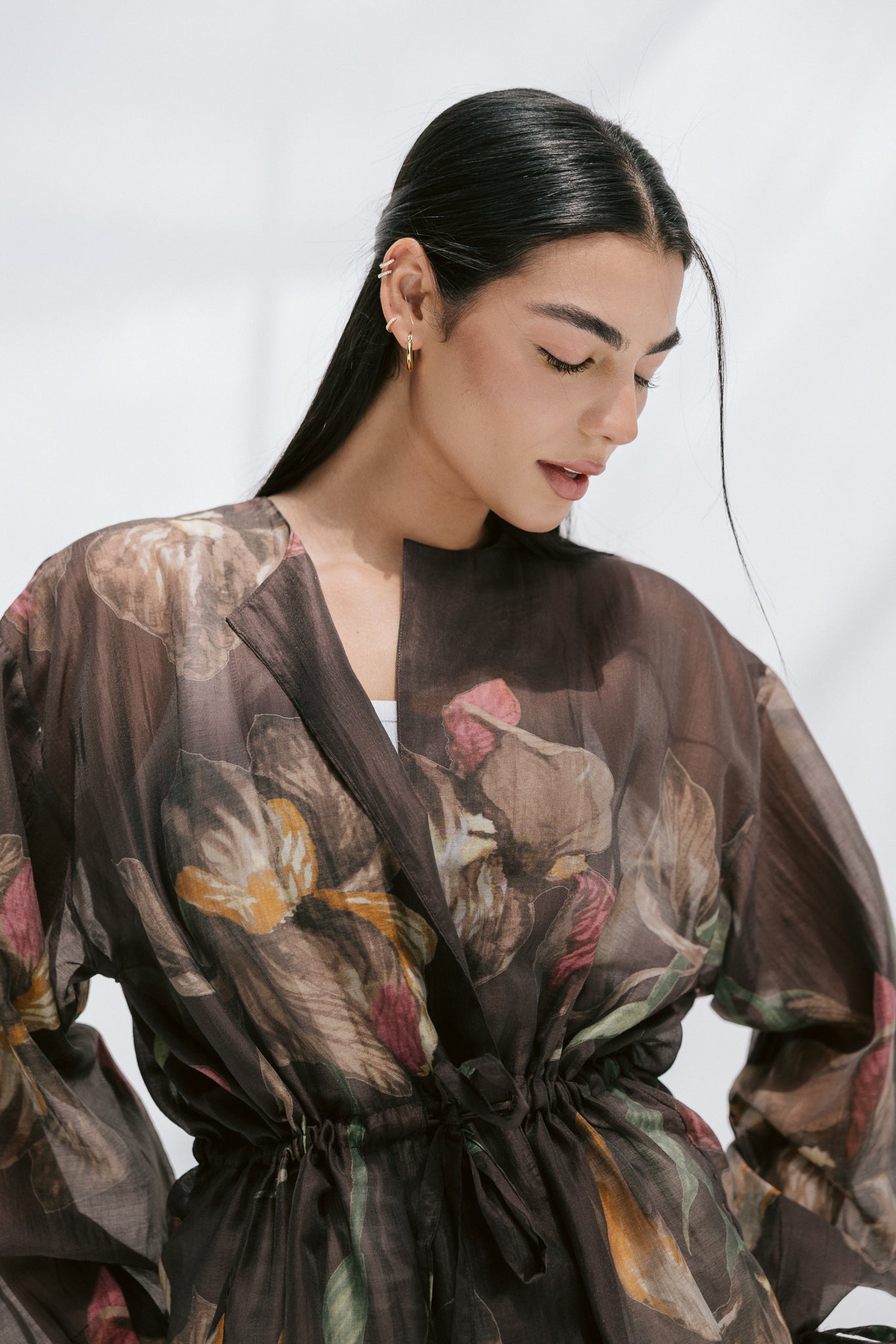 Jardin Blouse in Brunette
