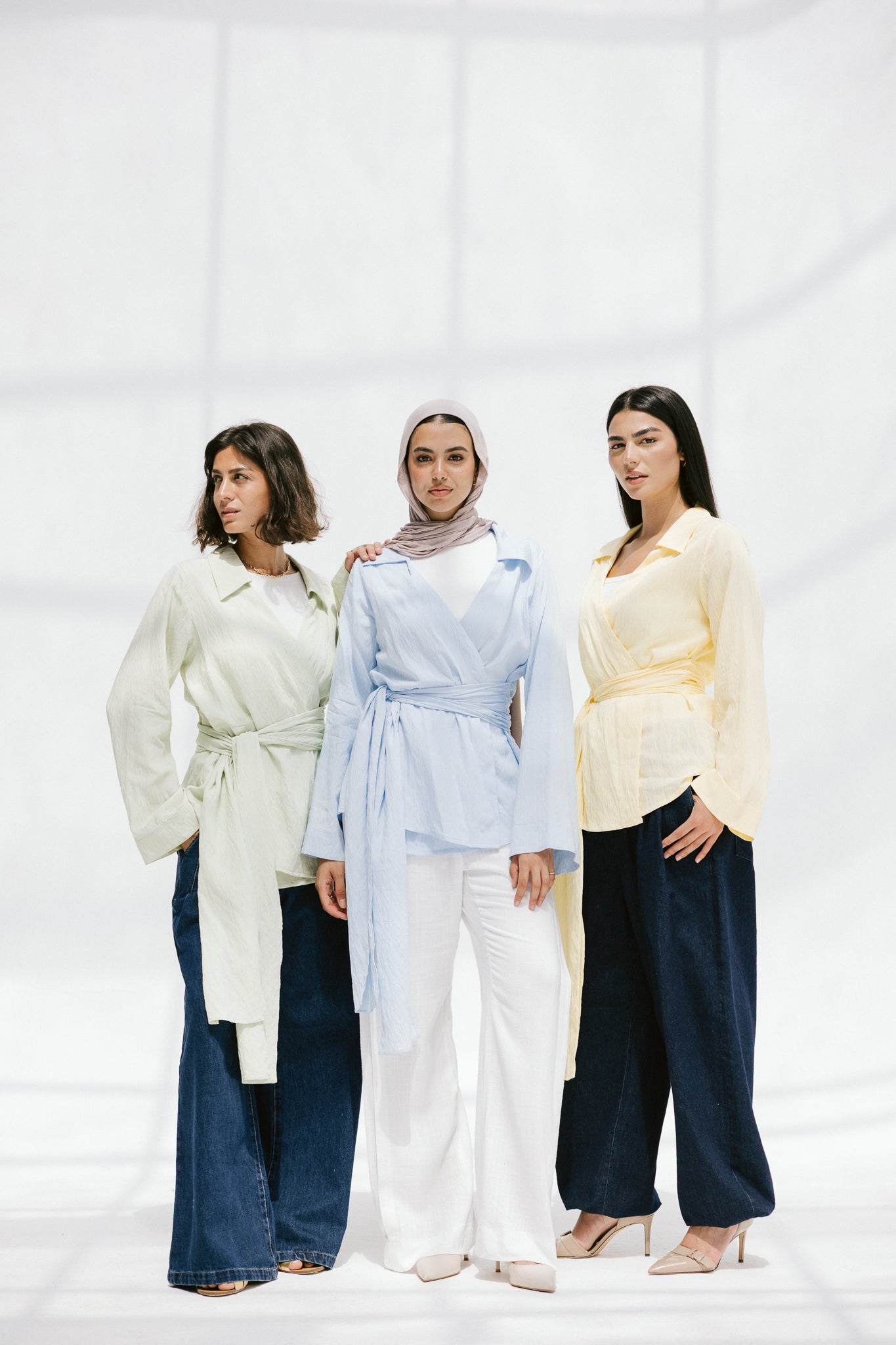 Soft Silhouette blouse in Lemon