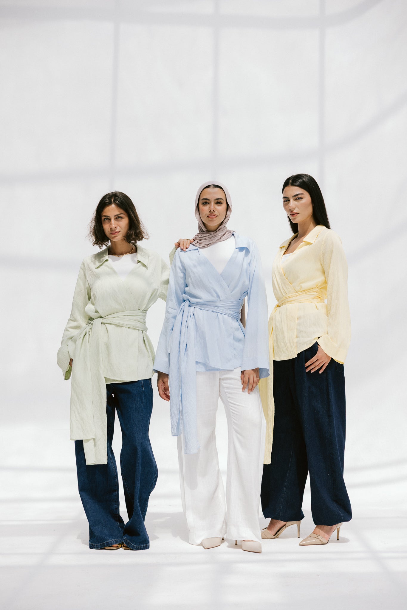 Soft Silhouette blouse in Milky