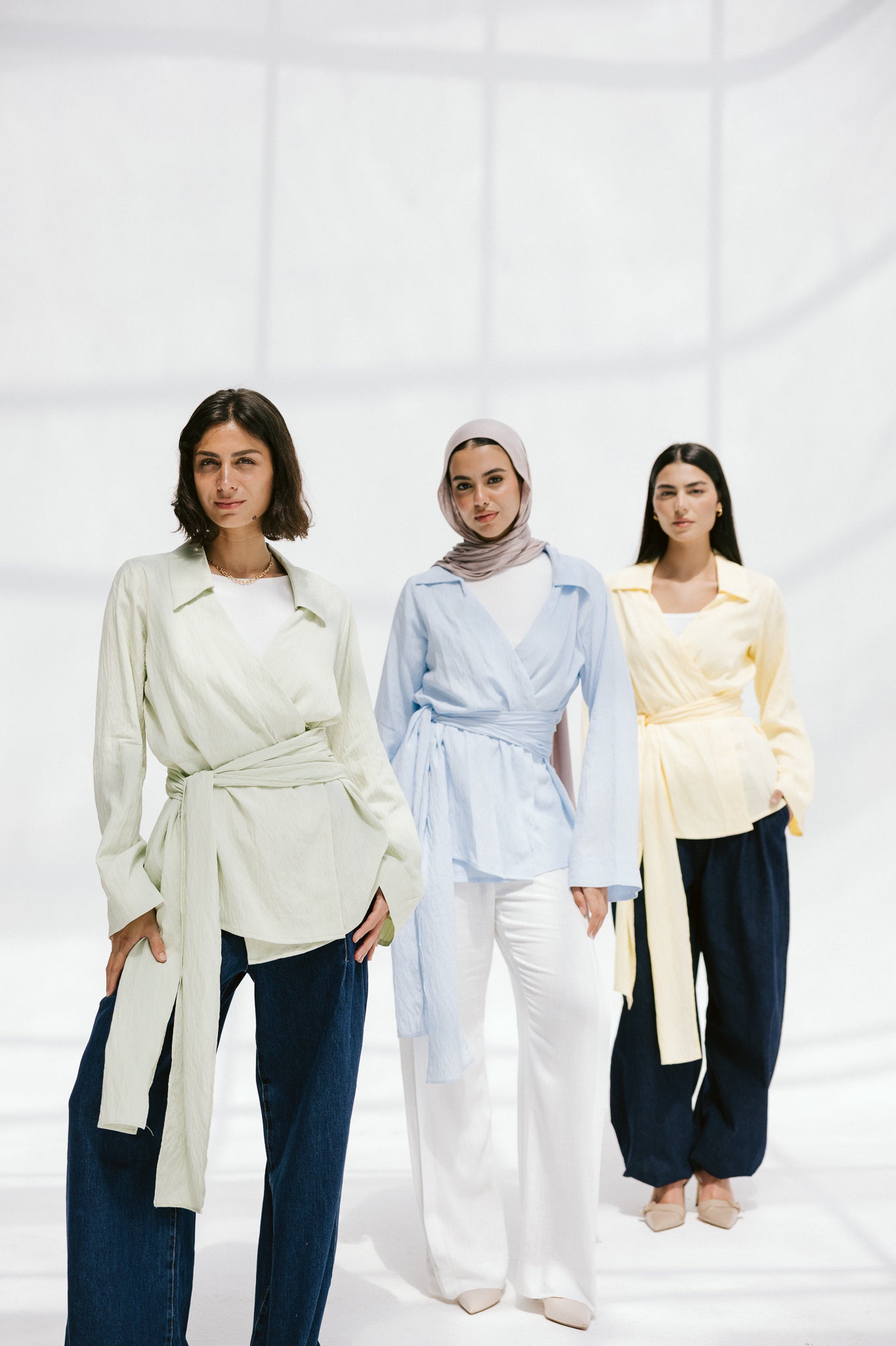 Soft Silhouette blouse in Lemon