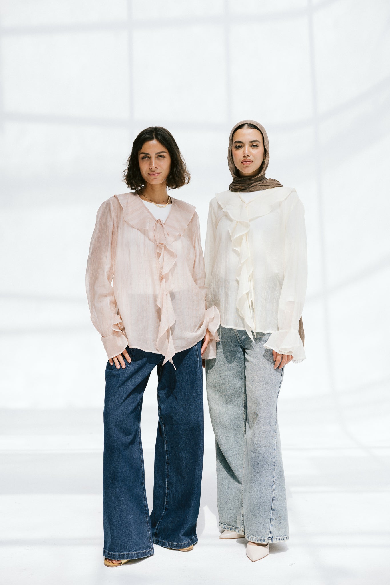 Soft Escape Blouse In Cloud