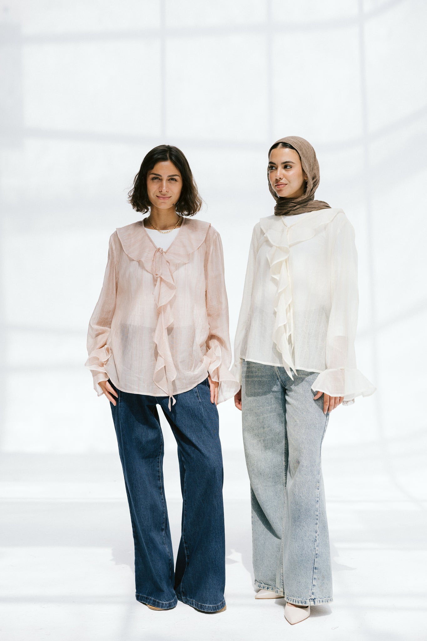 Soft Escape Blouse In Cloud