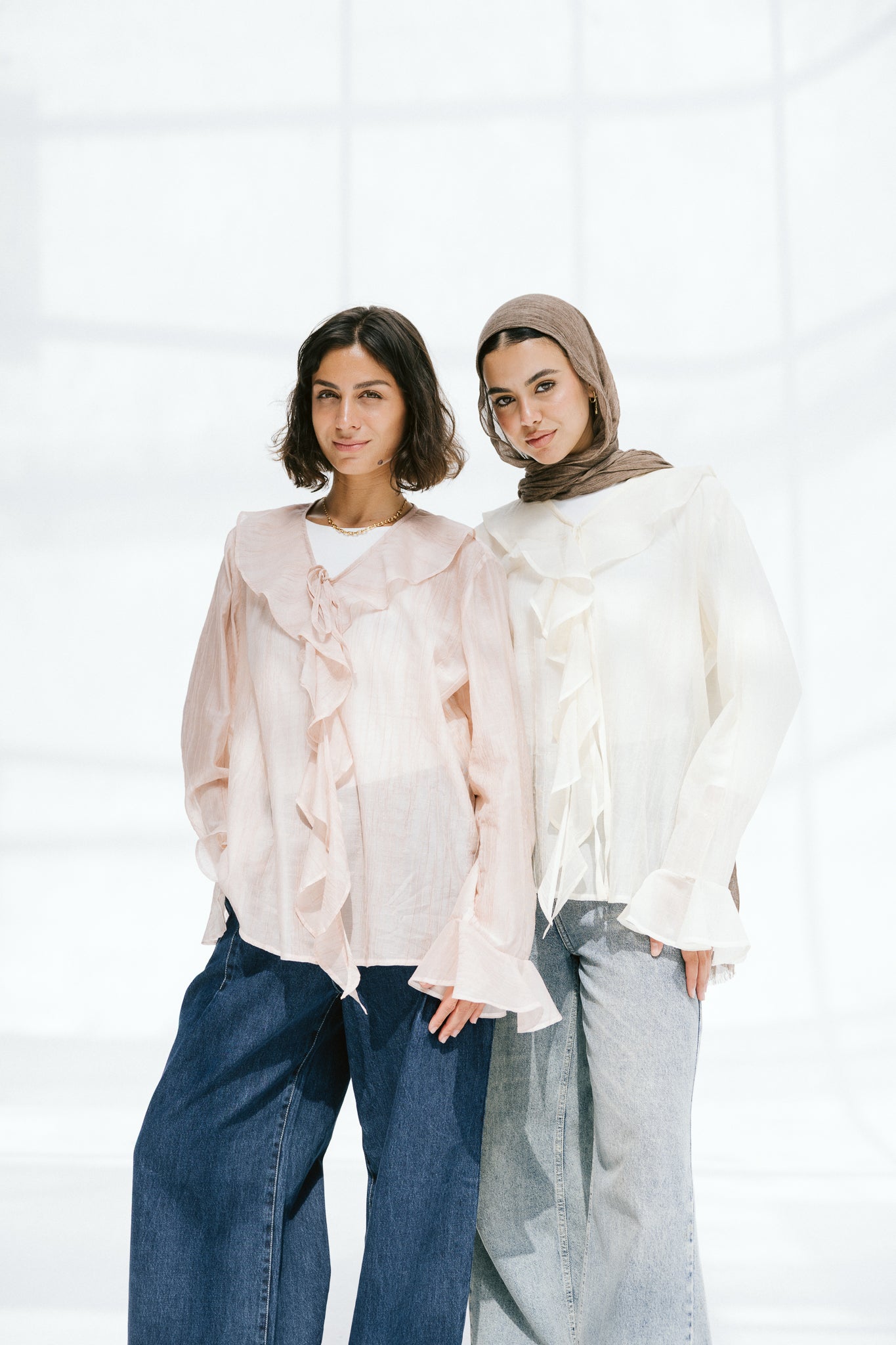 Soft Escape Blouse In Cloud