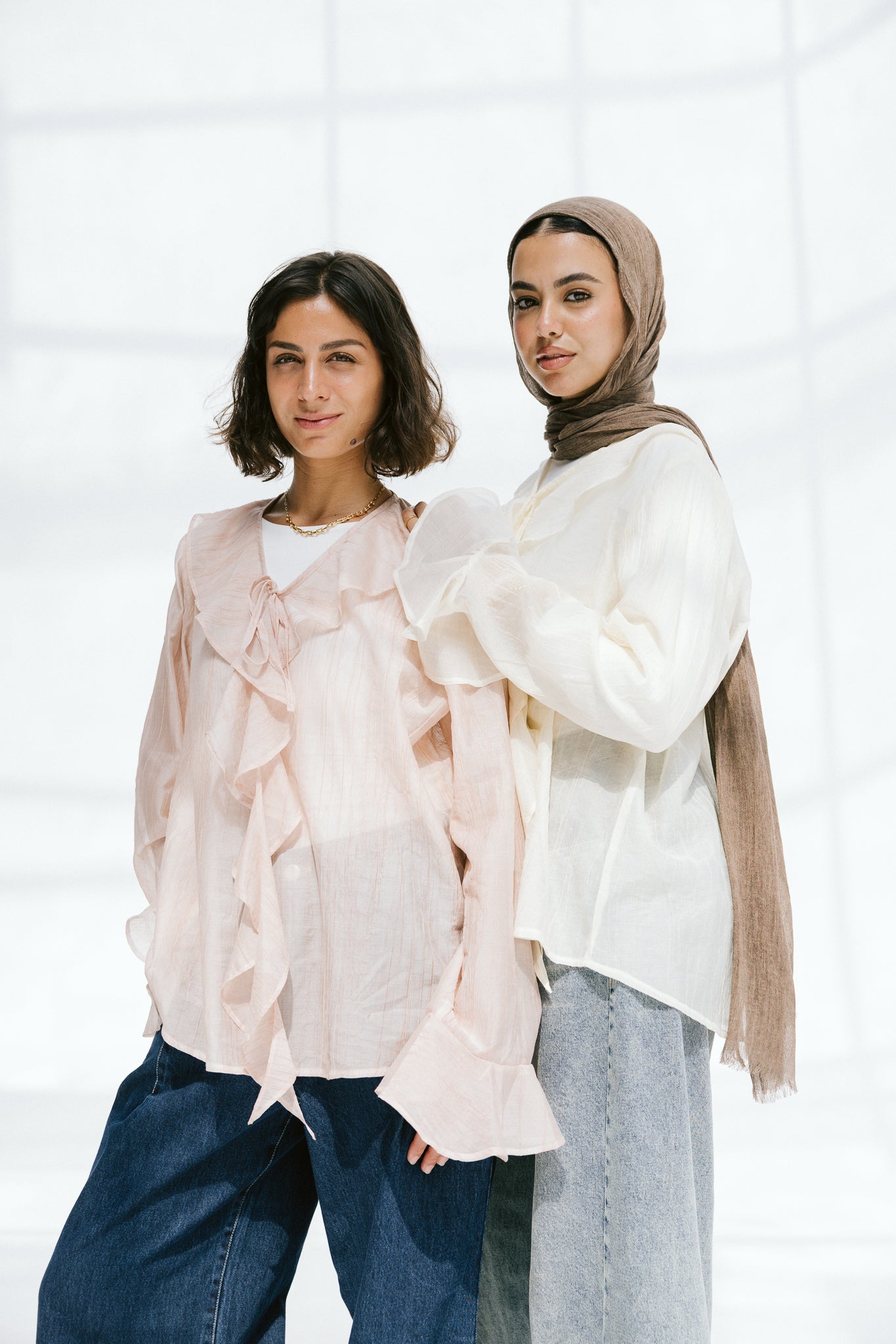 Soft Escape Blouse In Cloud