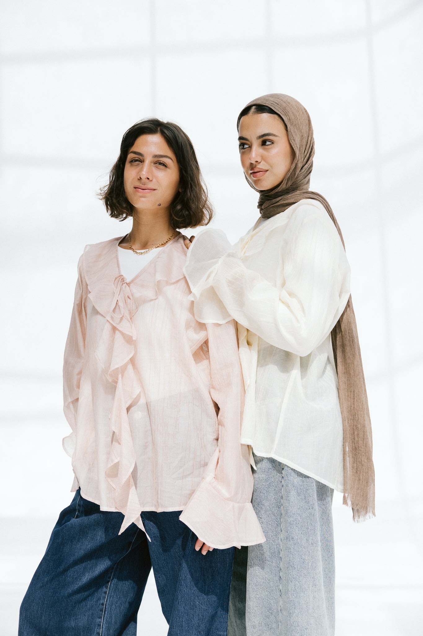 Soft Escape Blouse In Cloud