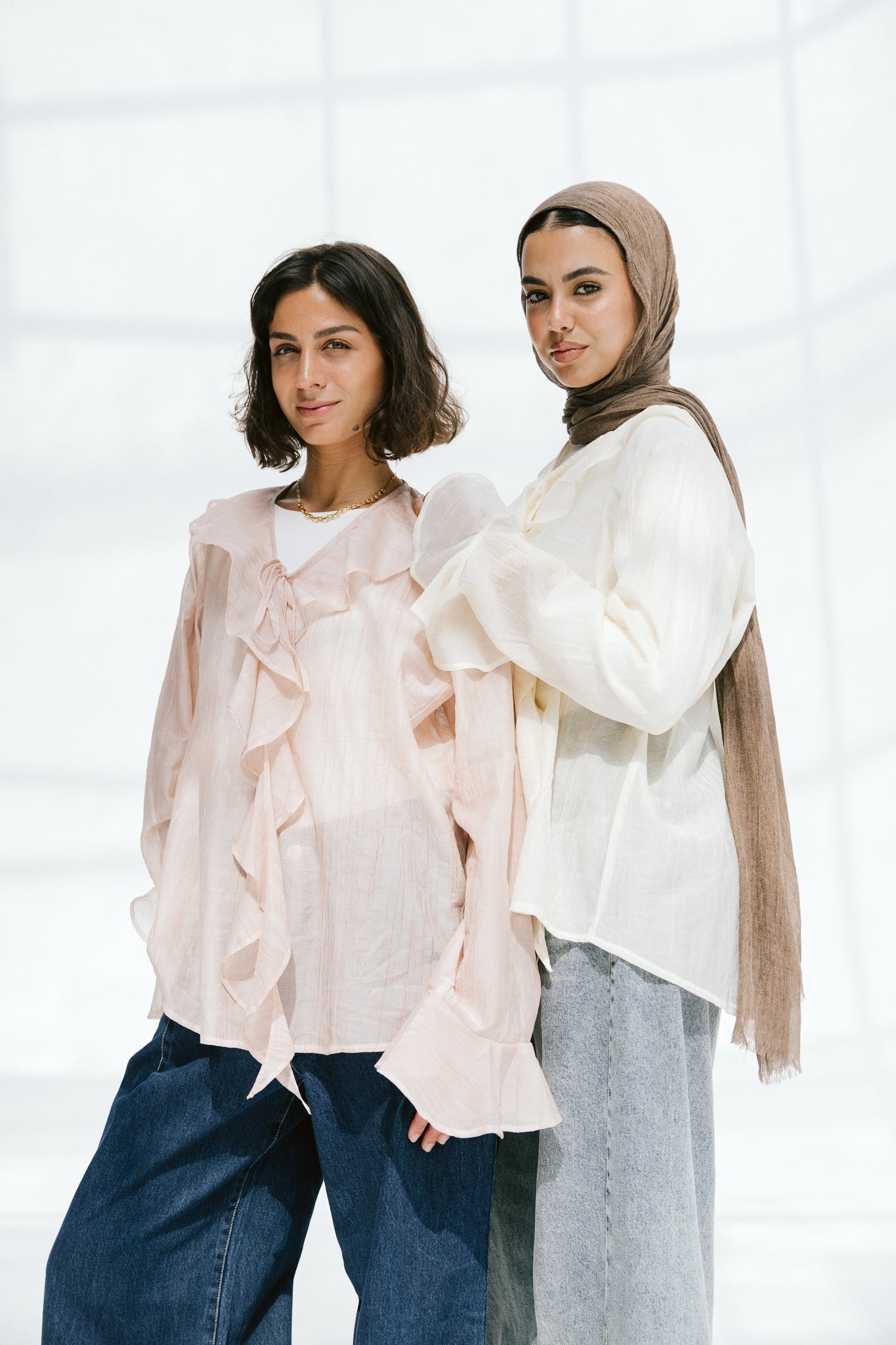 Soft Escape Blouse In Cloud
