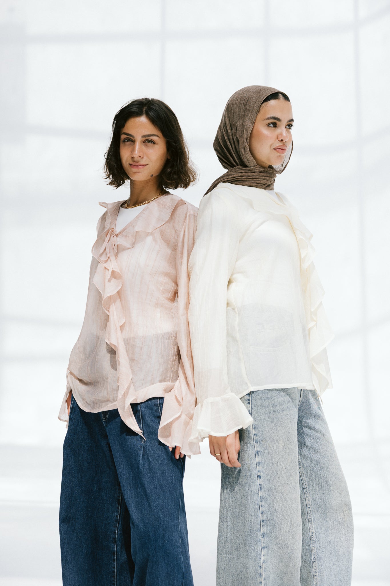 Soft Escape Blouse In Petal