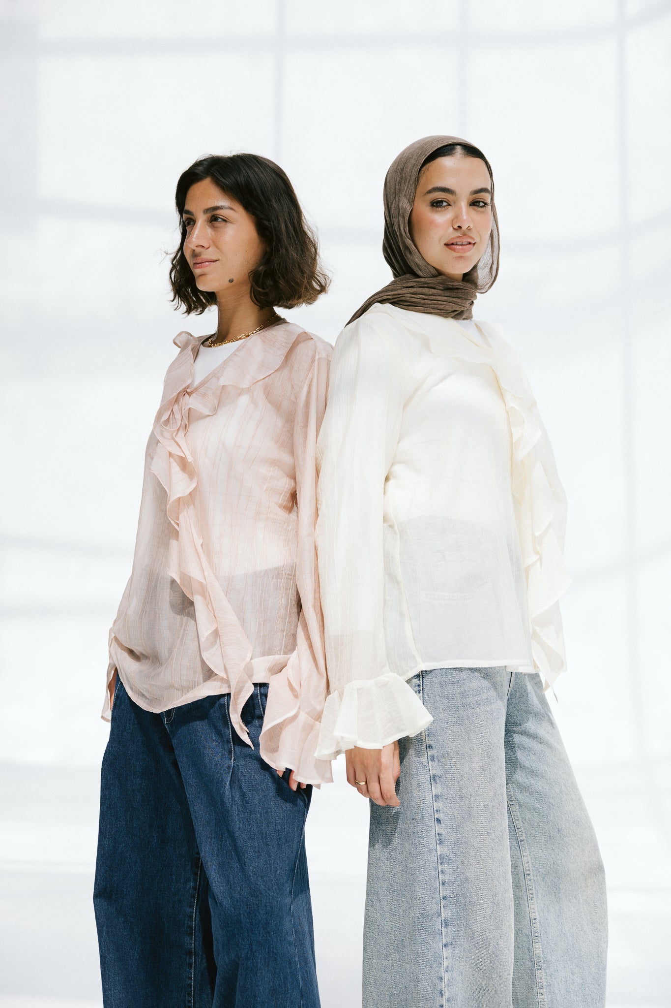 Soft Escape Blouse In Petal