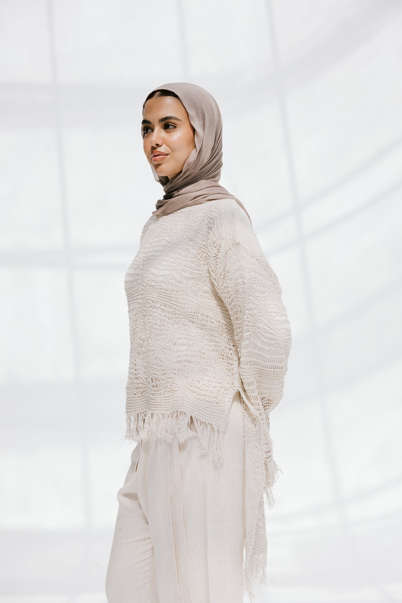 Whisper Knit in Oat
