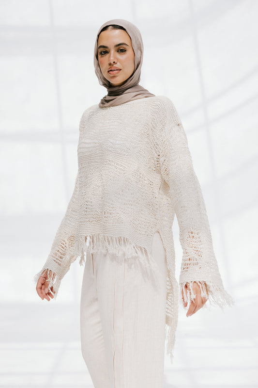 Whisper Knit in Oat