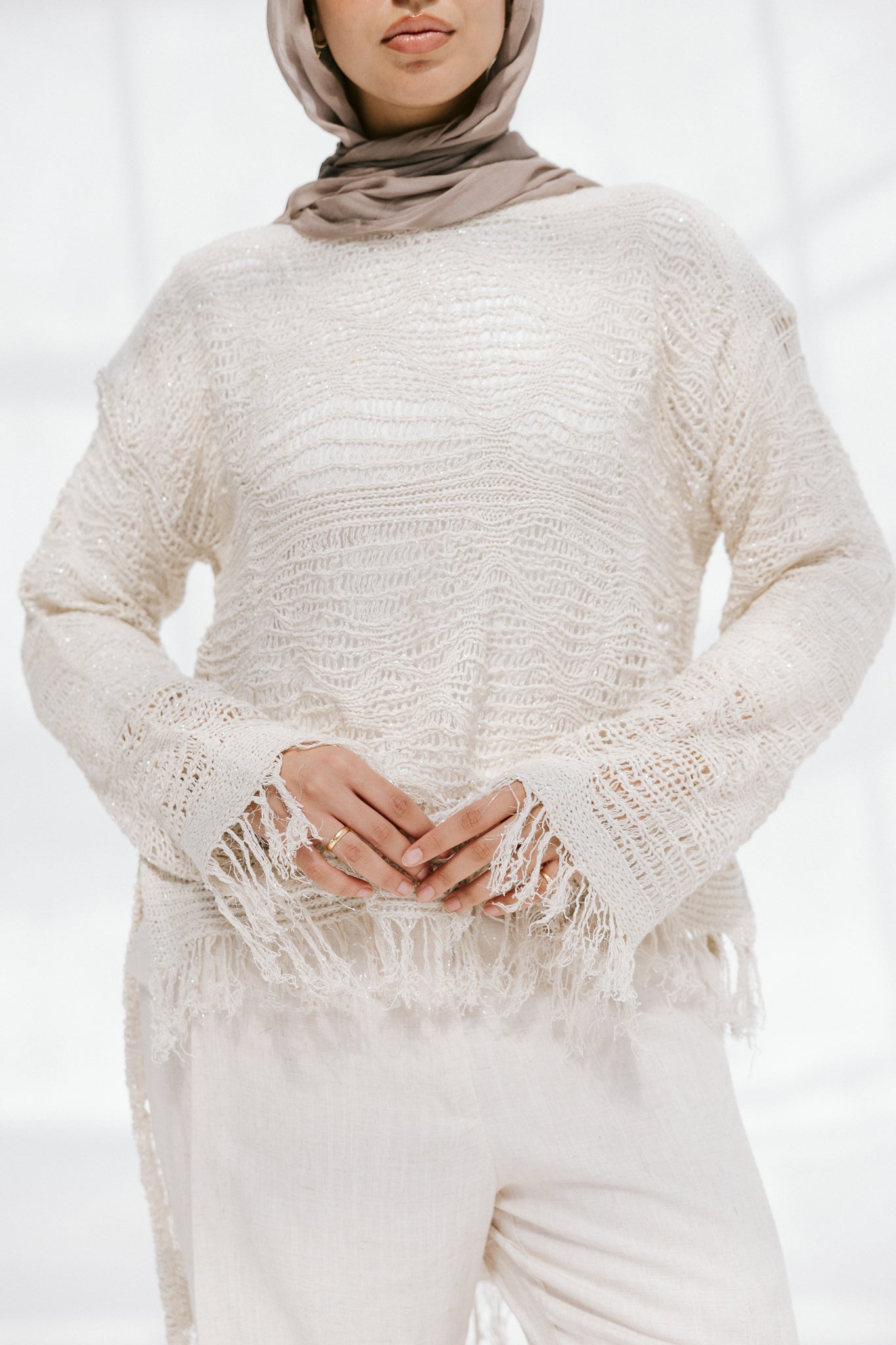Whisper Knit in Oat
