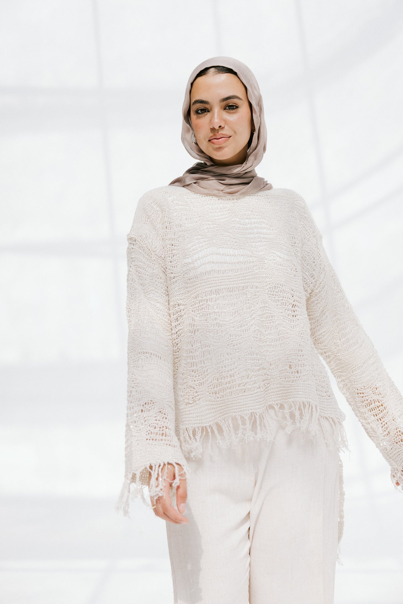 Whisper Knit in Oat