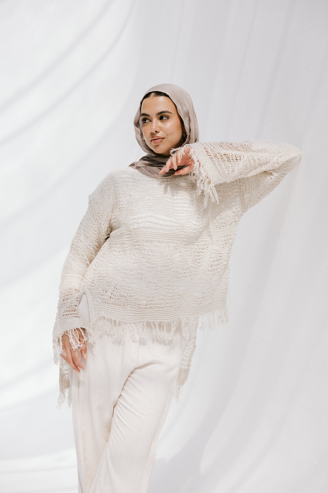 Whisper Knit in Oat
