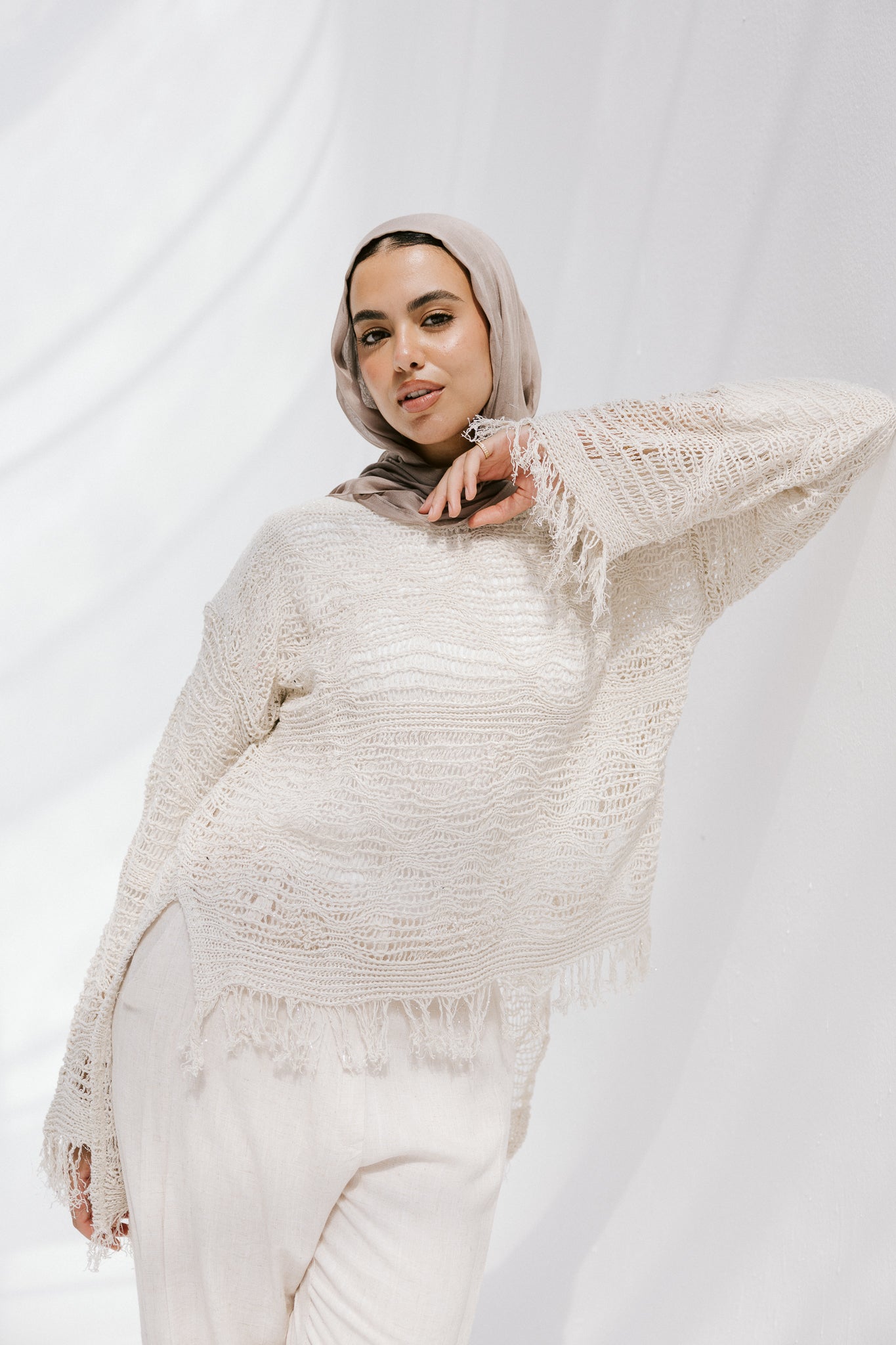 Whisper Knit in Oat