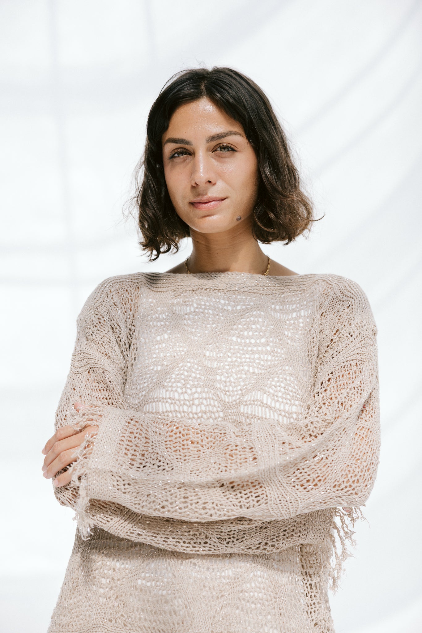 Whisper Knit in Tan