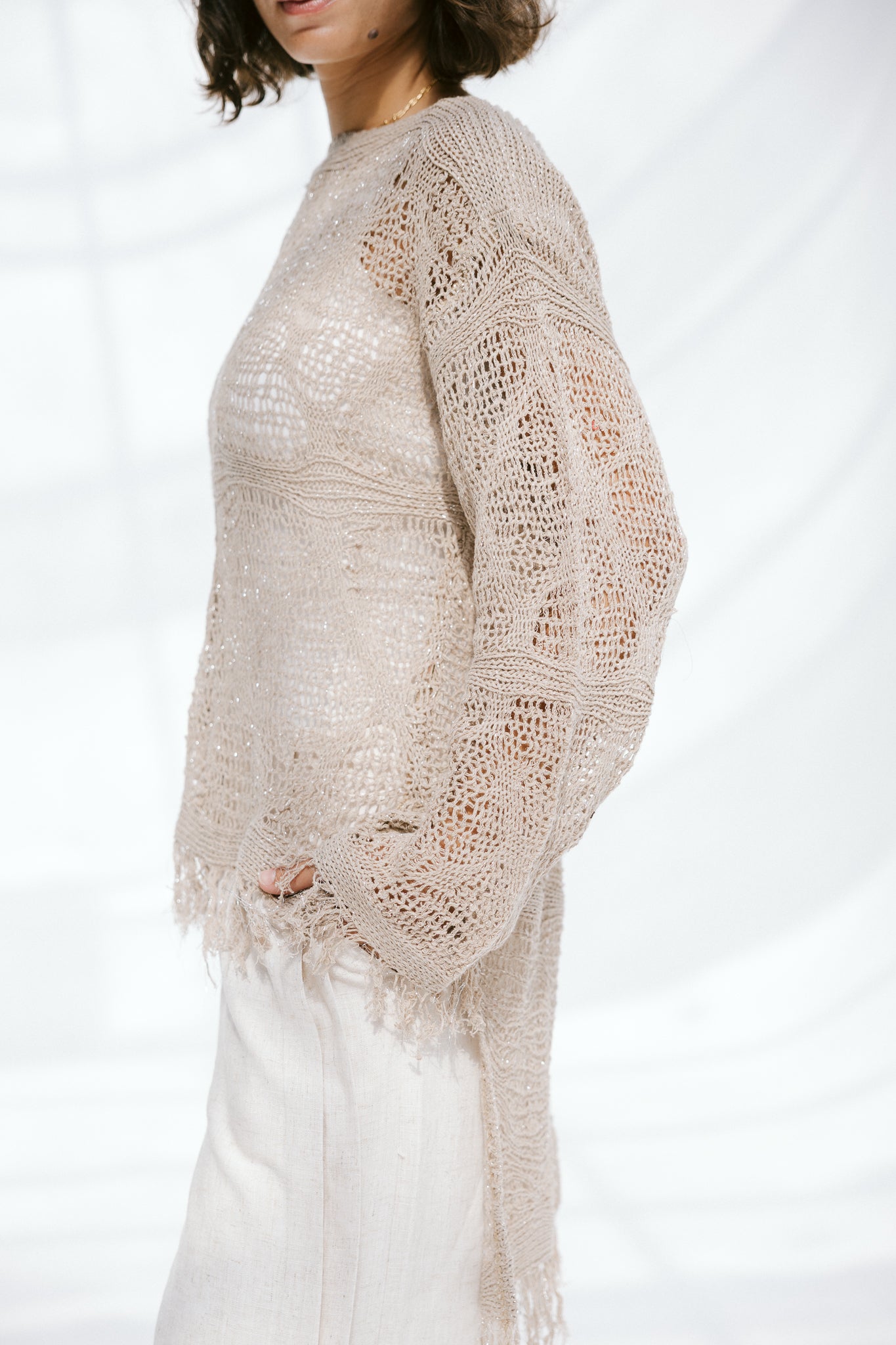 Whisper Knit in Tan