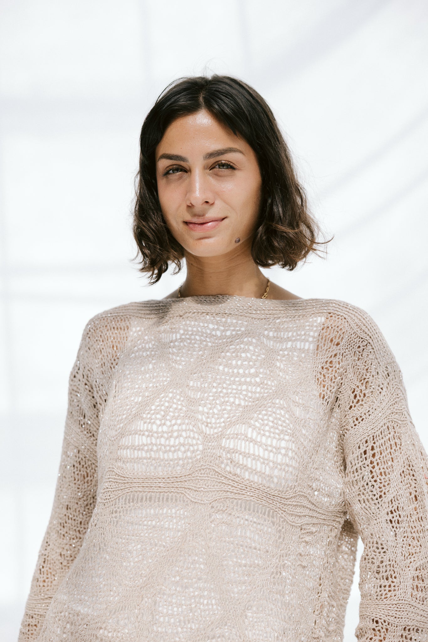 Whisper Knit in Tan