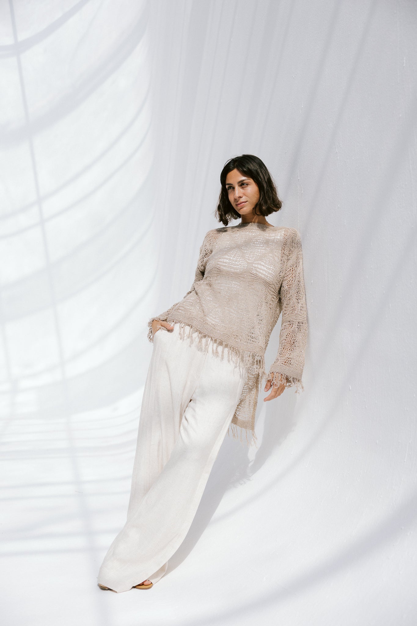 Whisper Knit in Tan