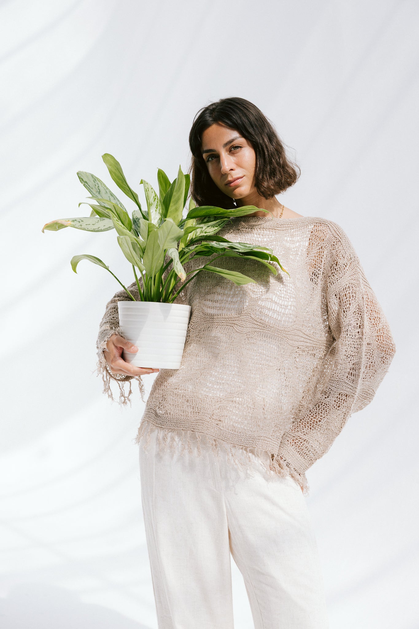 Whisper Knit in Tan