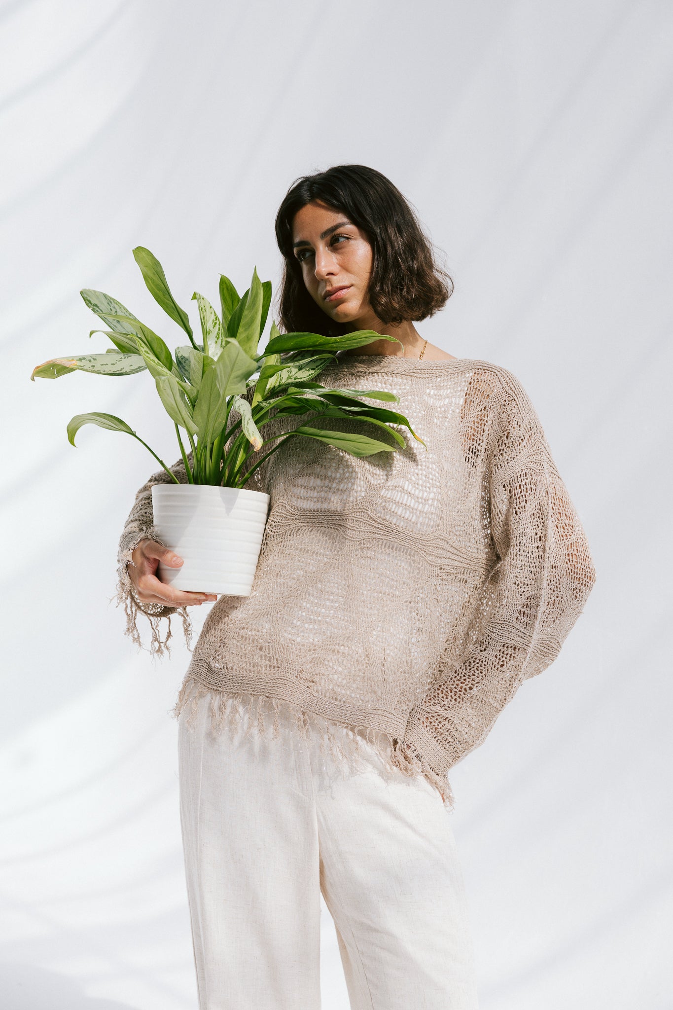 Whisper Knit in Tan
