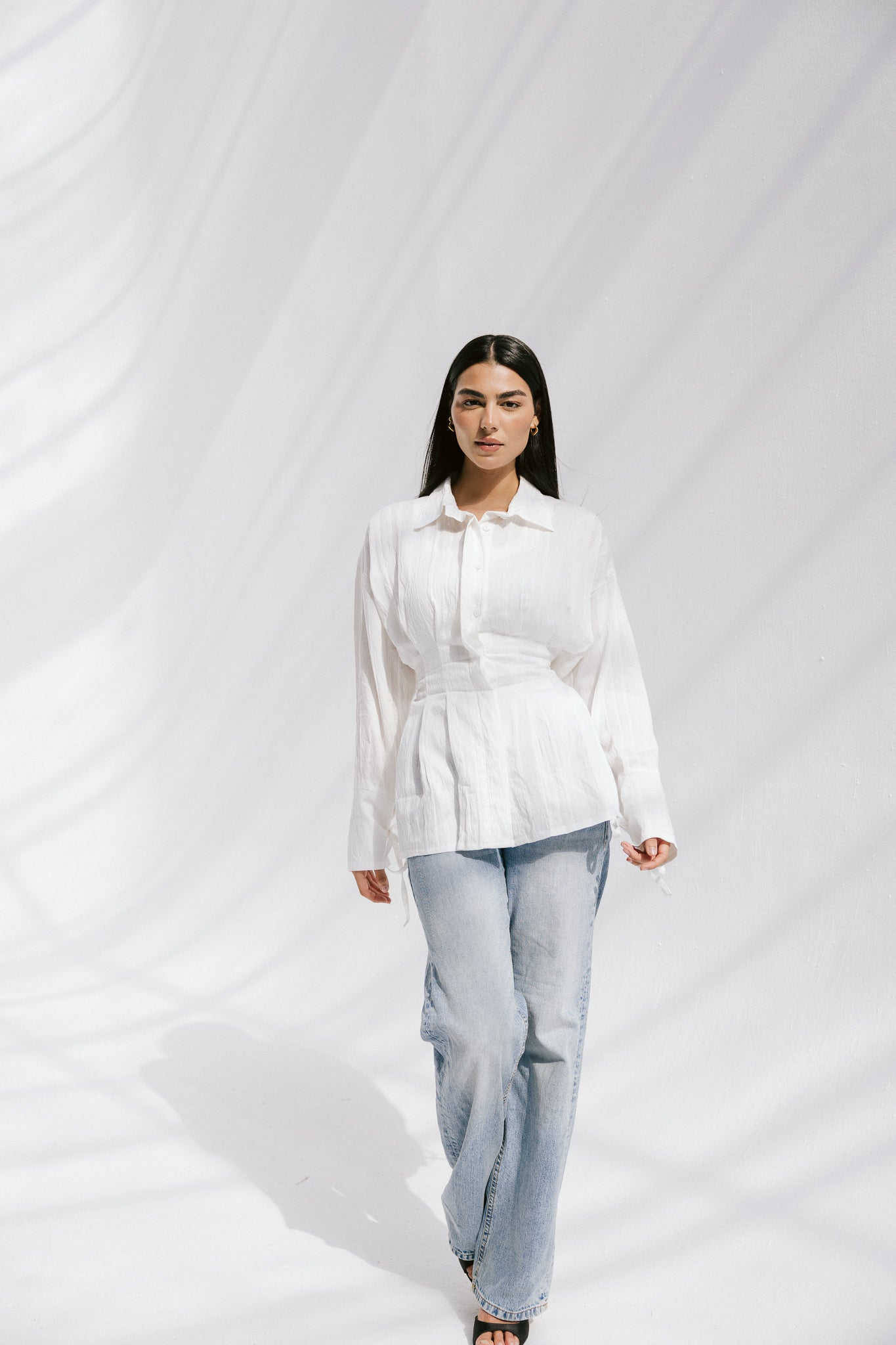 The Hourglass blouse in White