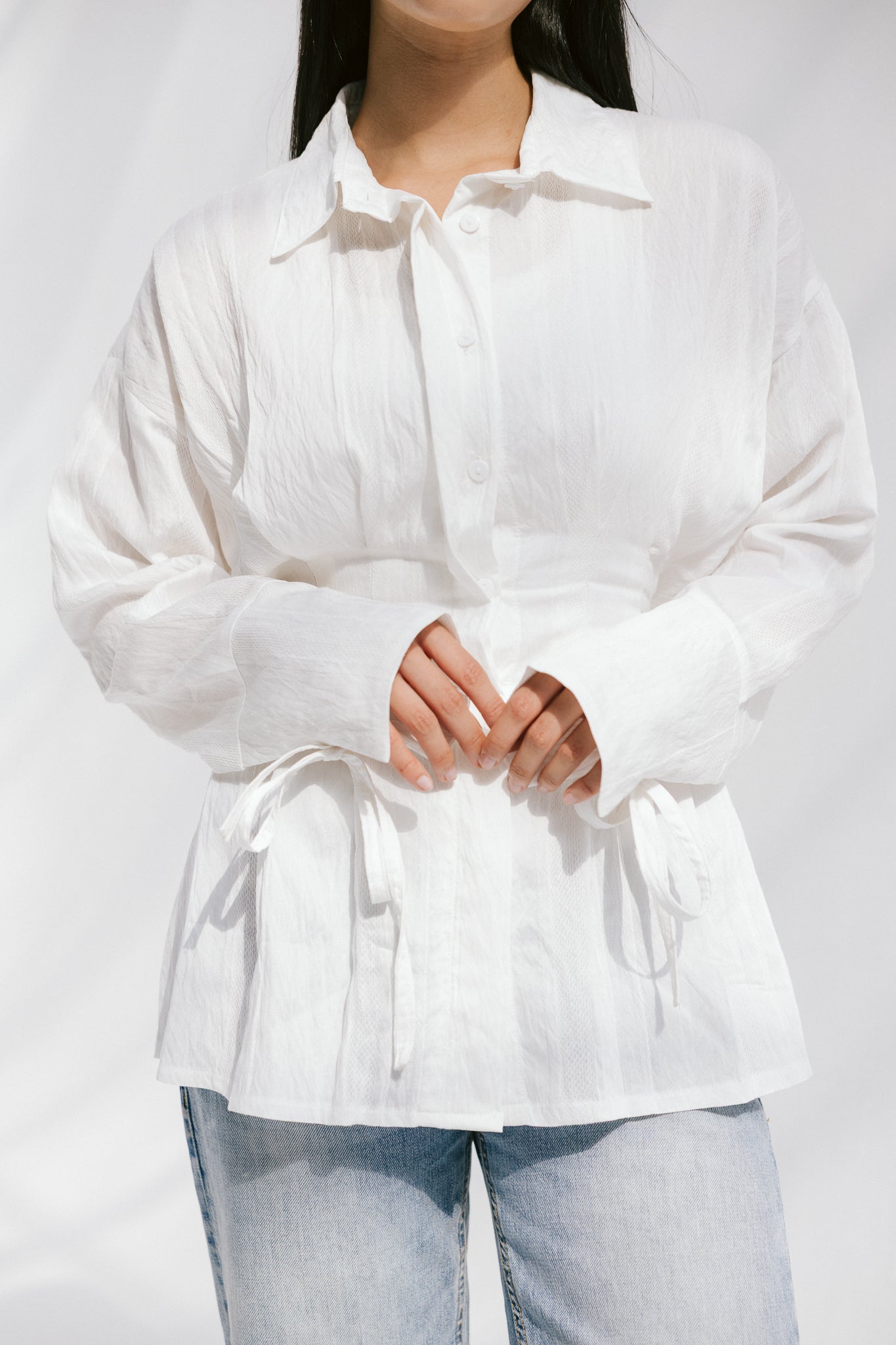The Hourglass blouse in White
