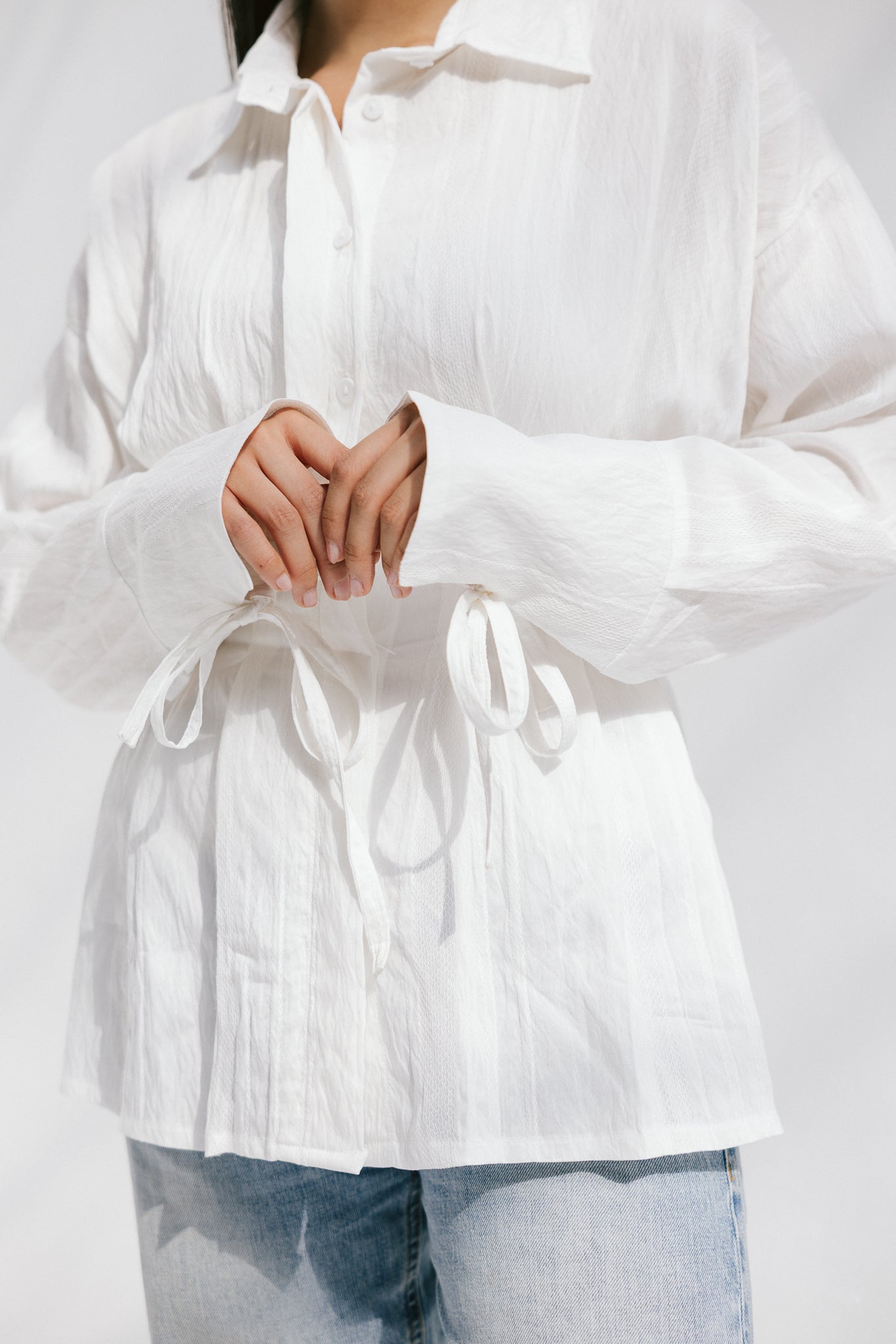 The Hourglass blouse in White