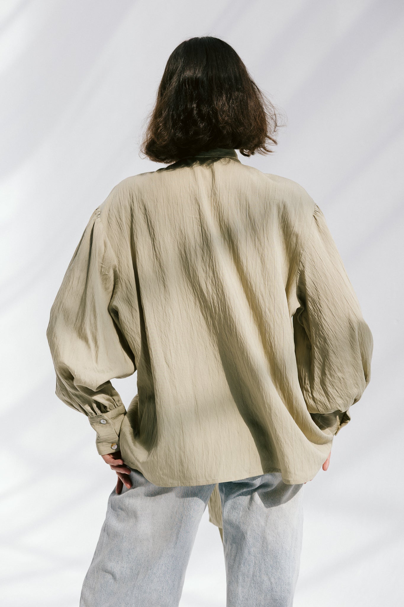 The Siena Blouse In Sage