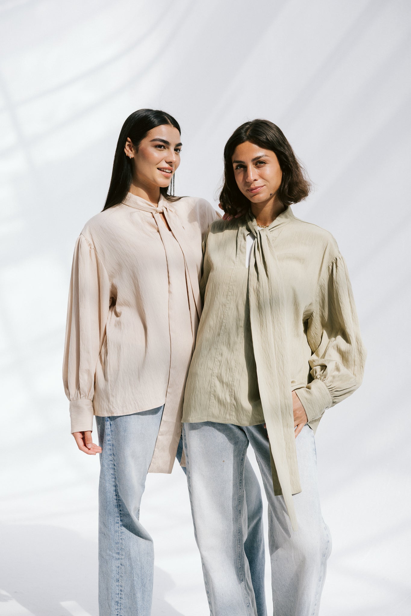 The Siena Blouse In Sage