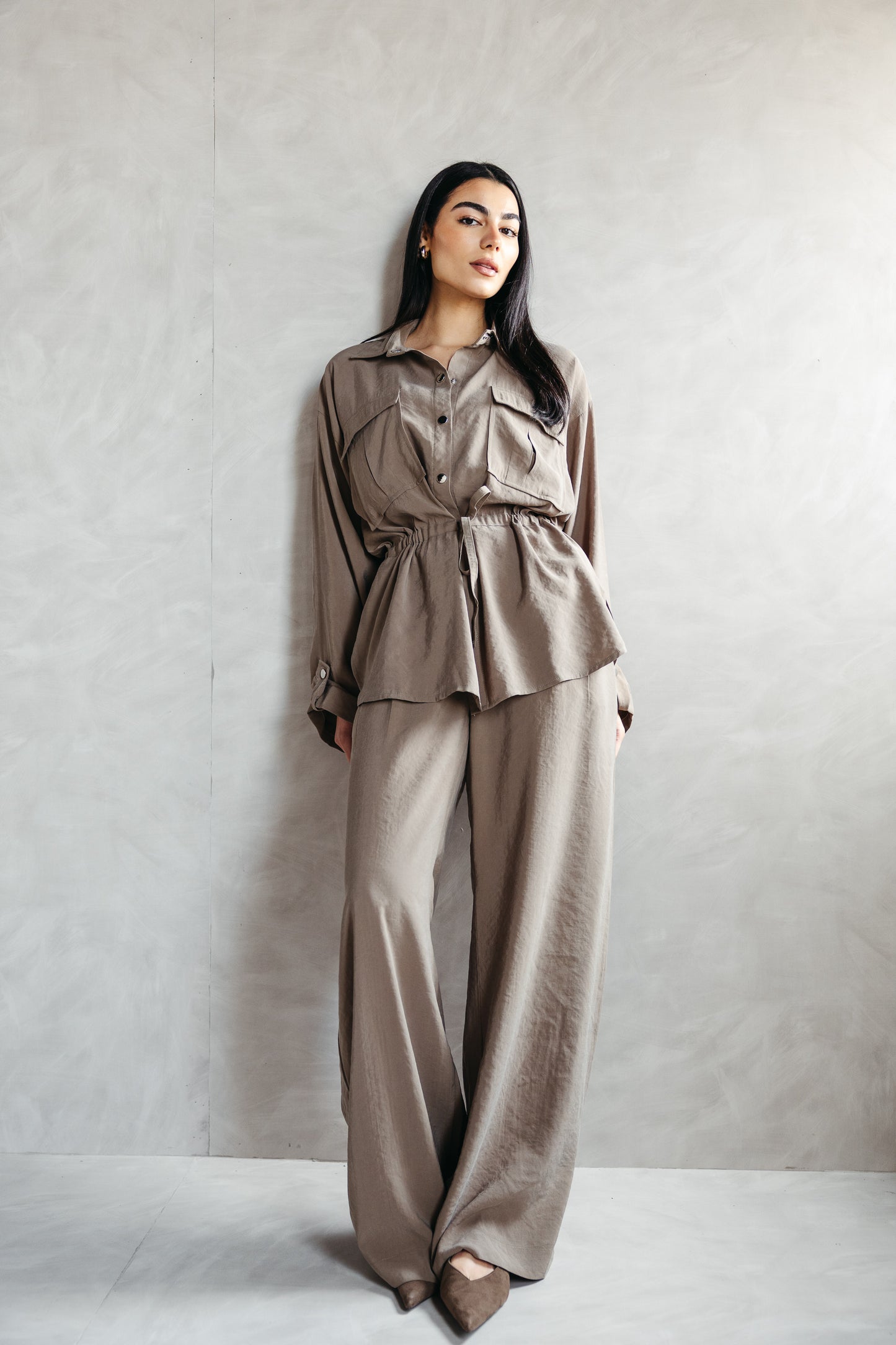 The Signature set in Olive Beige