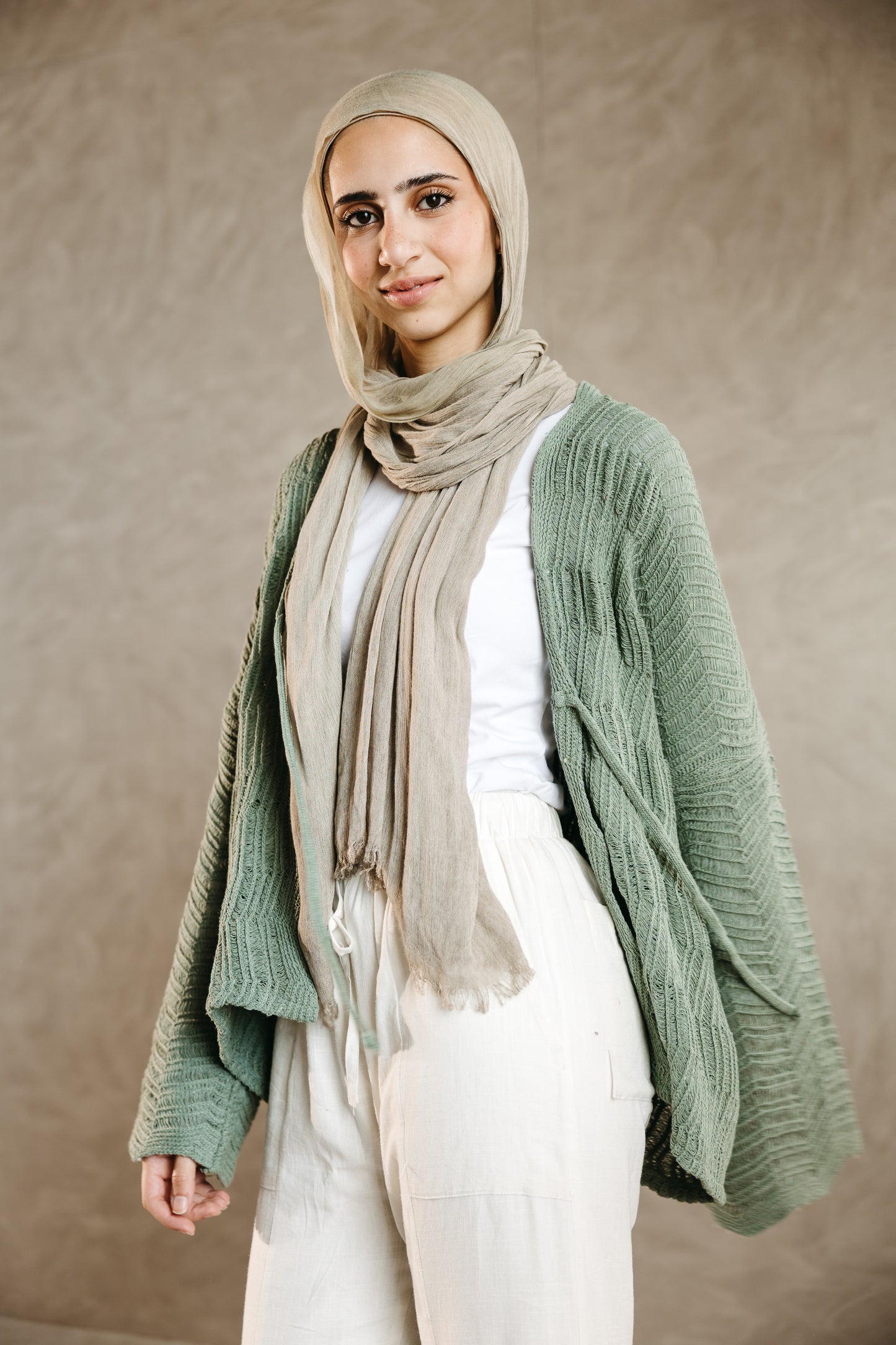 Havana cardigan in Mint