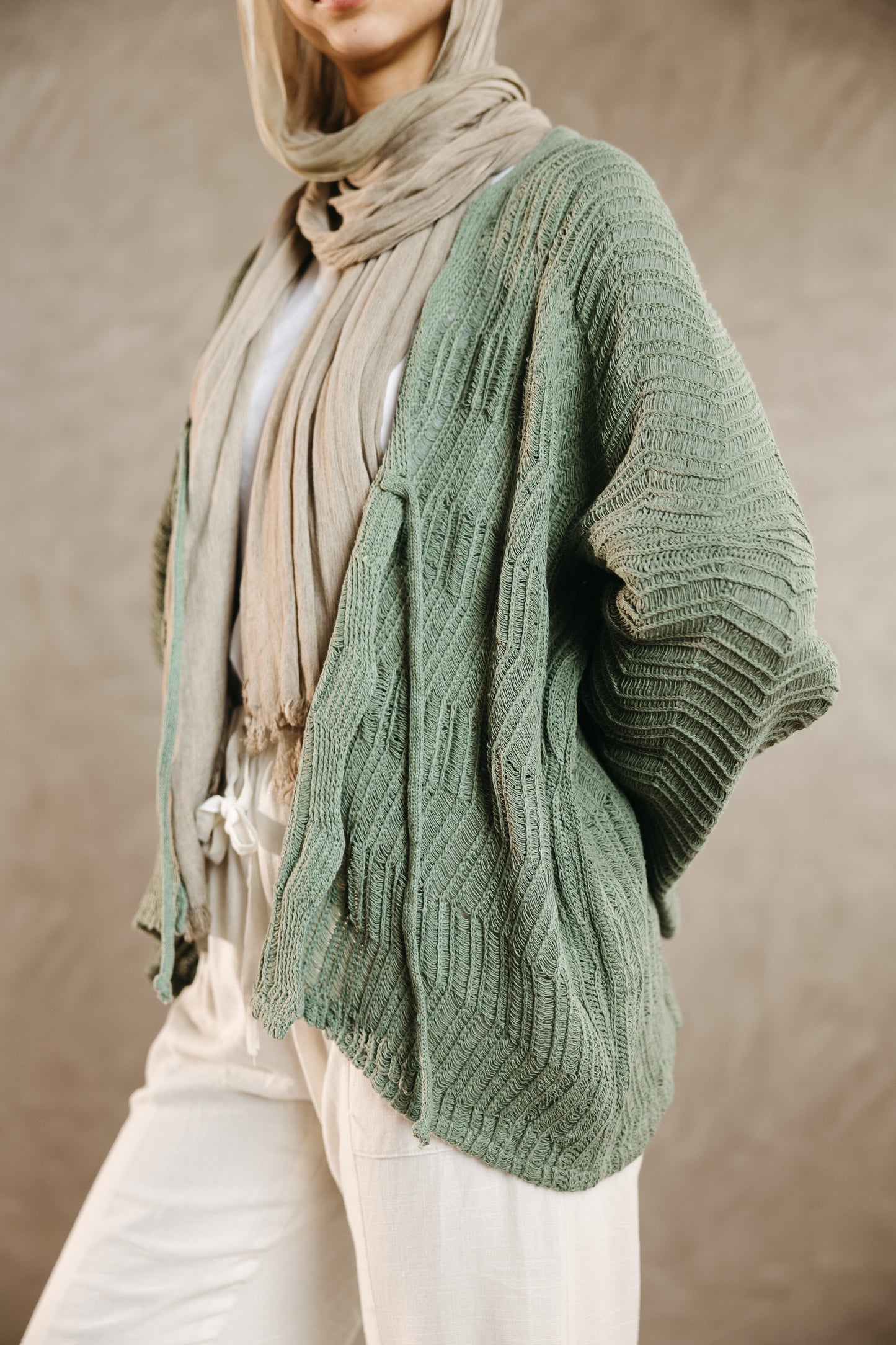 Havana cardigan in Mint