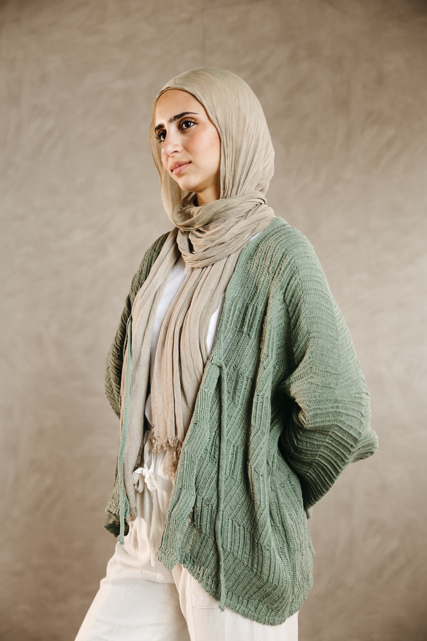 Havana cardigan in Mint