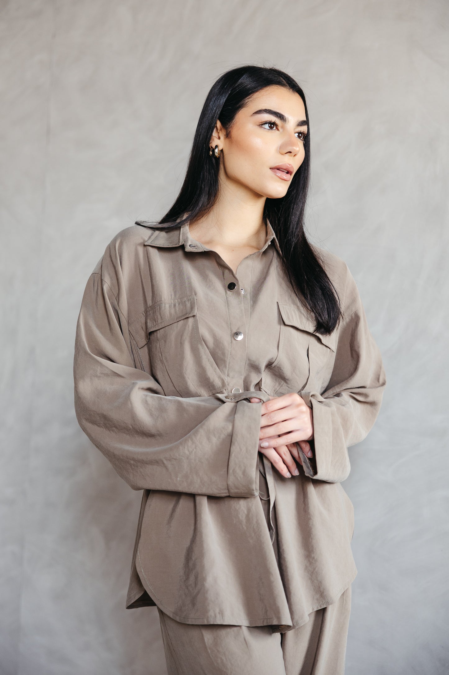 The Signature set in Olive Beige