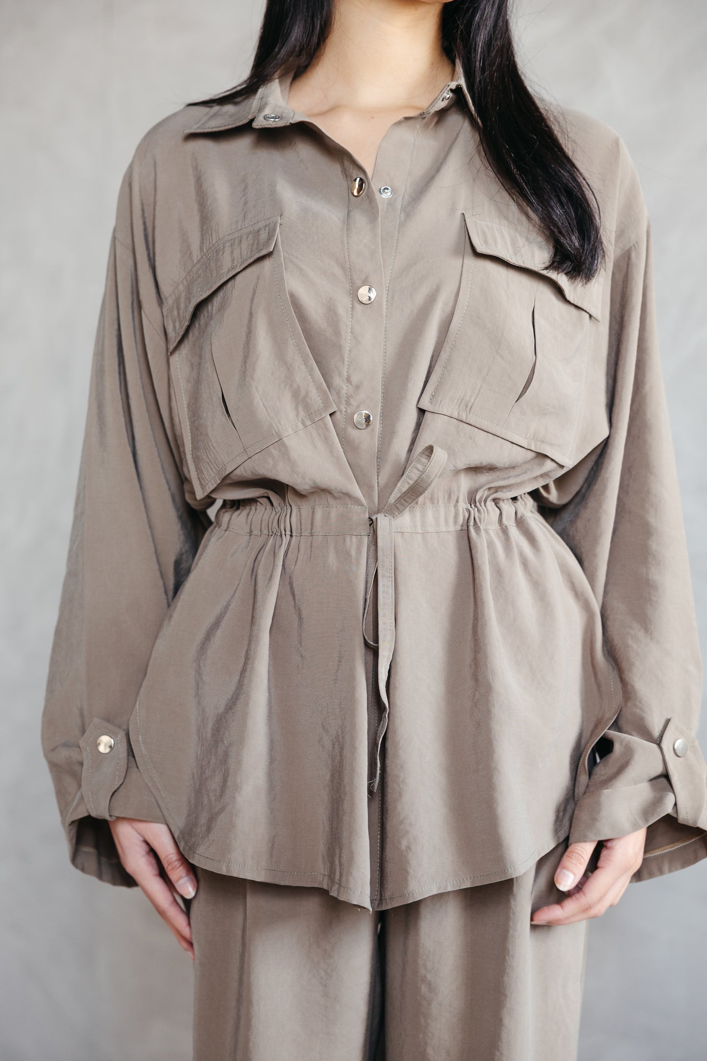 The Signature set in Olive Beige
