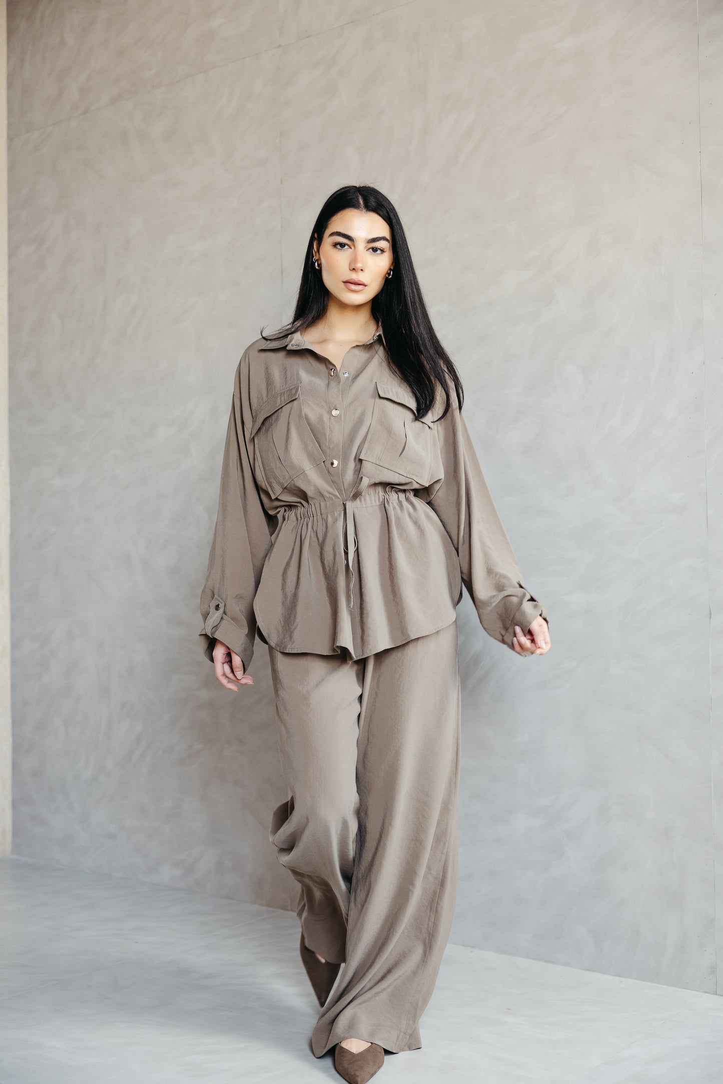 The Signature set in Olive Beige