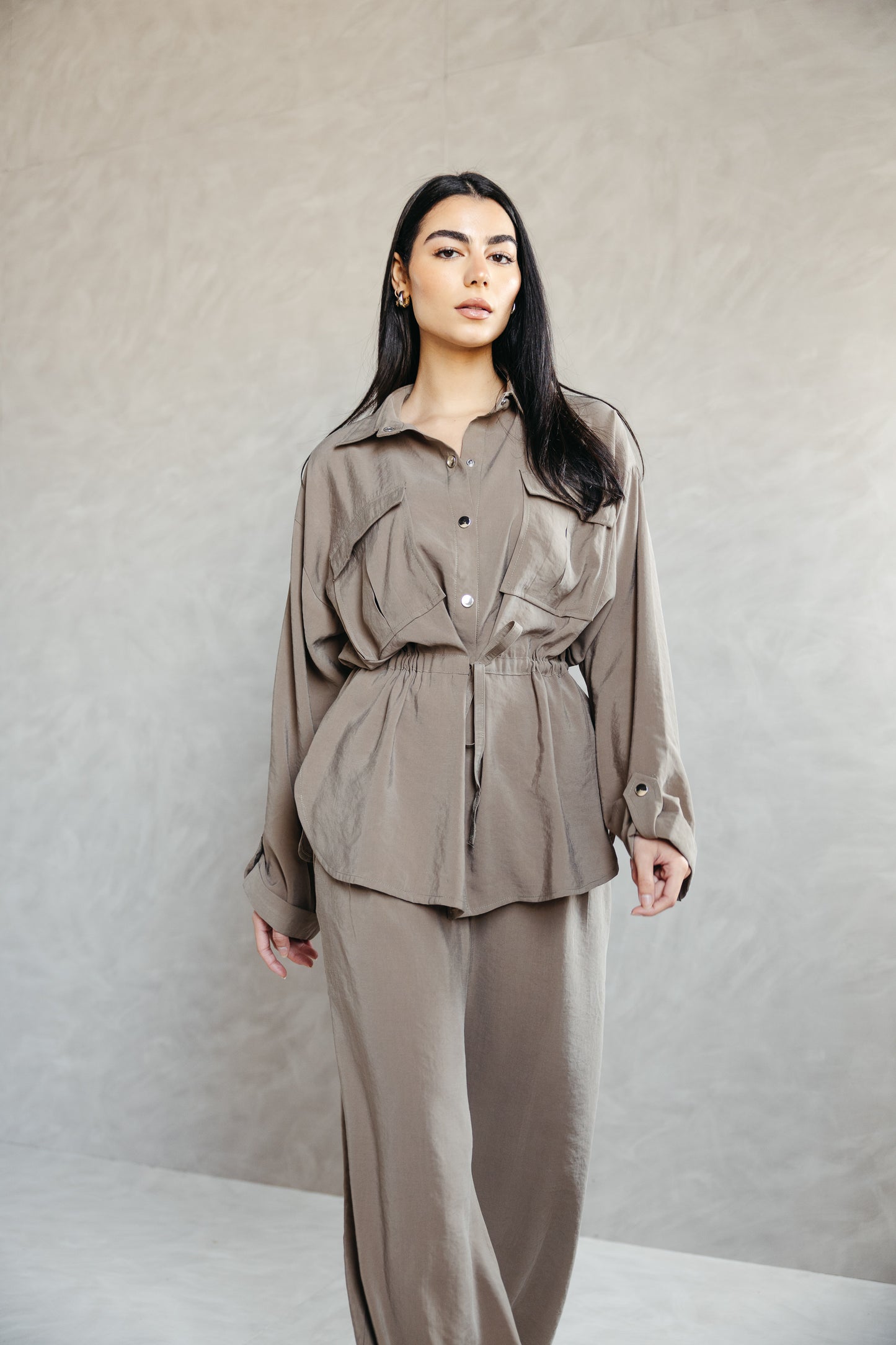 The Signature set in Olive Beige