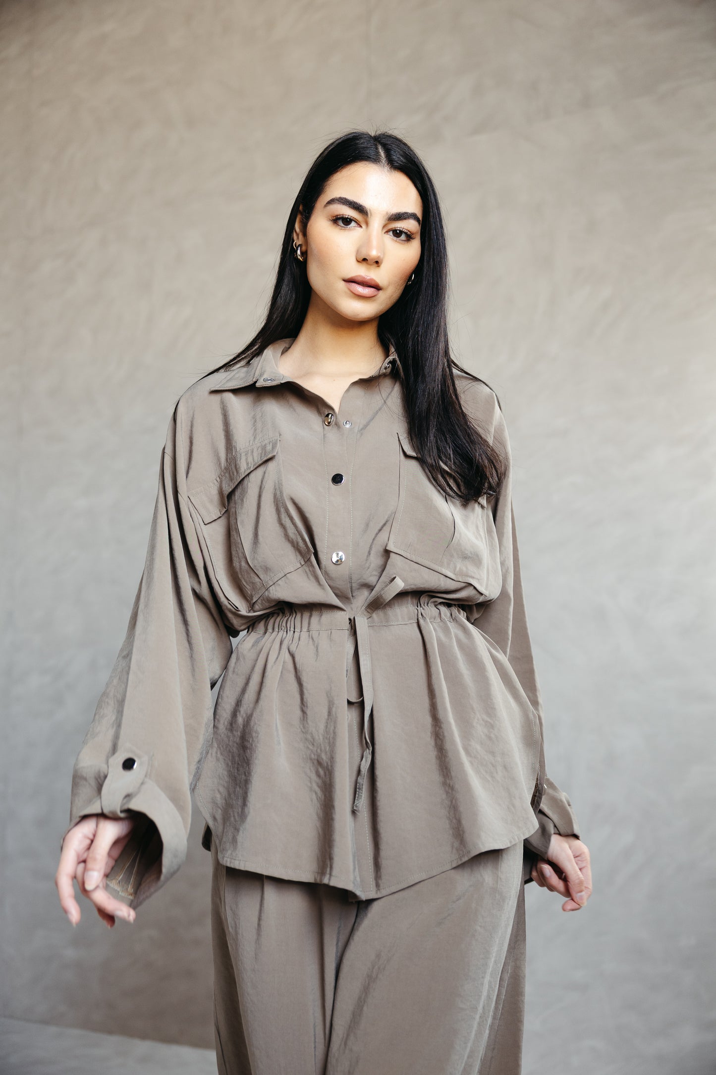 The Signature set in Olive Beige