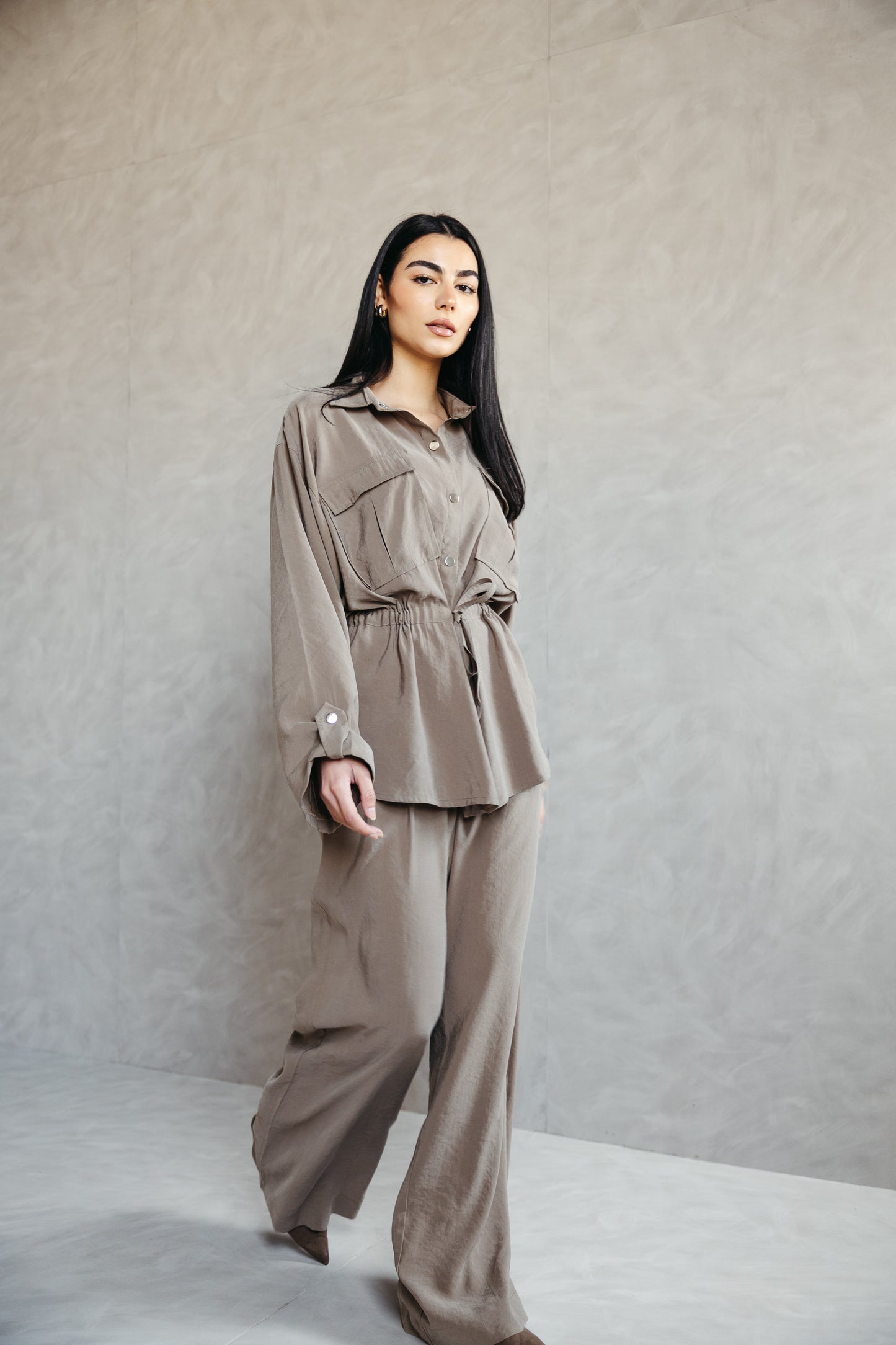 The Signature set in Olive Beige