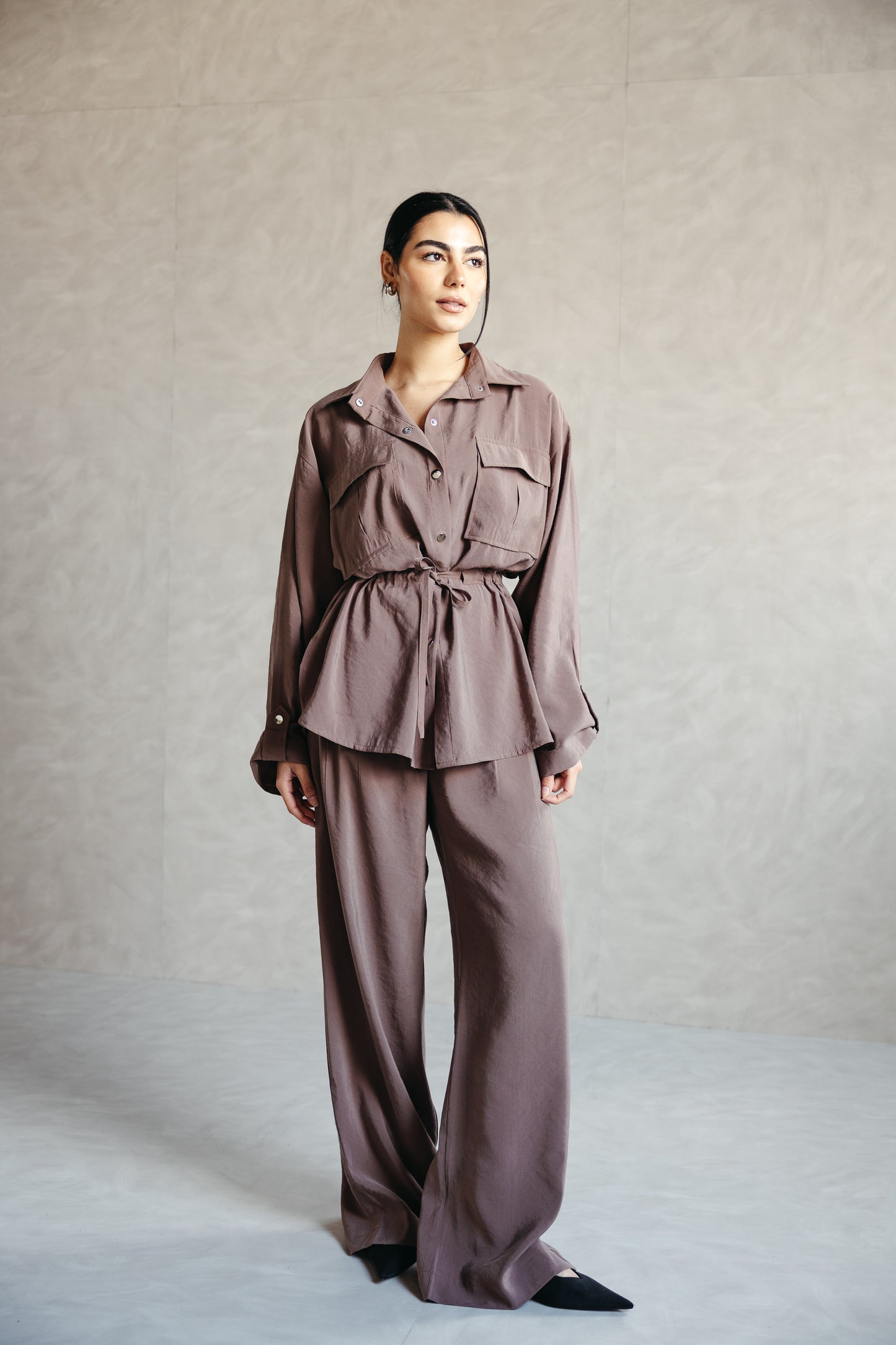 The Signature set in Mocha Taupe