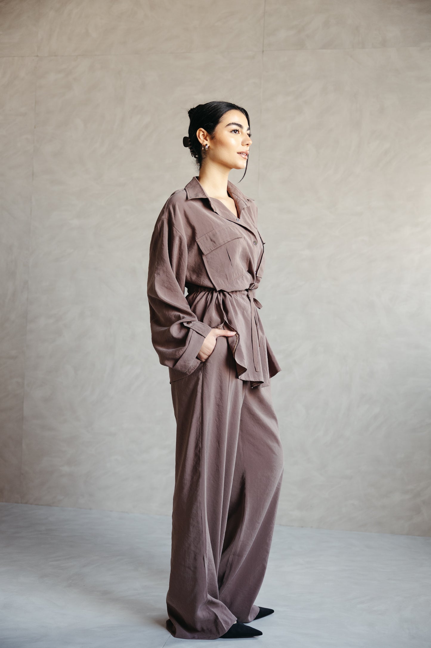 The Signature set in Mocha Taupe