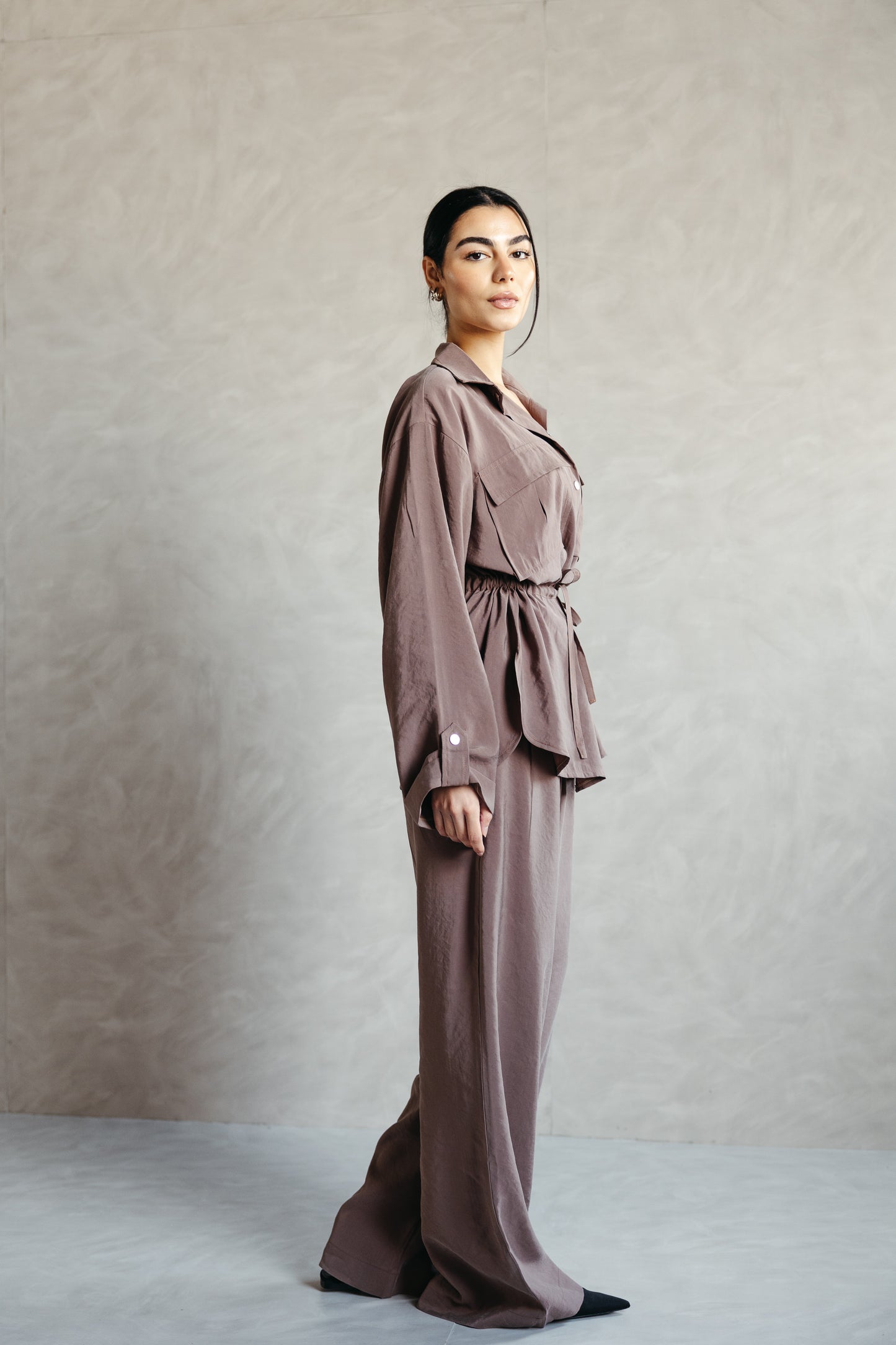 The Signature set in Mocha Taupe