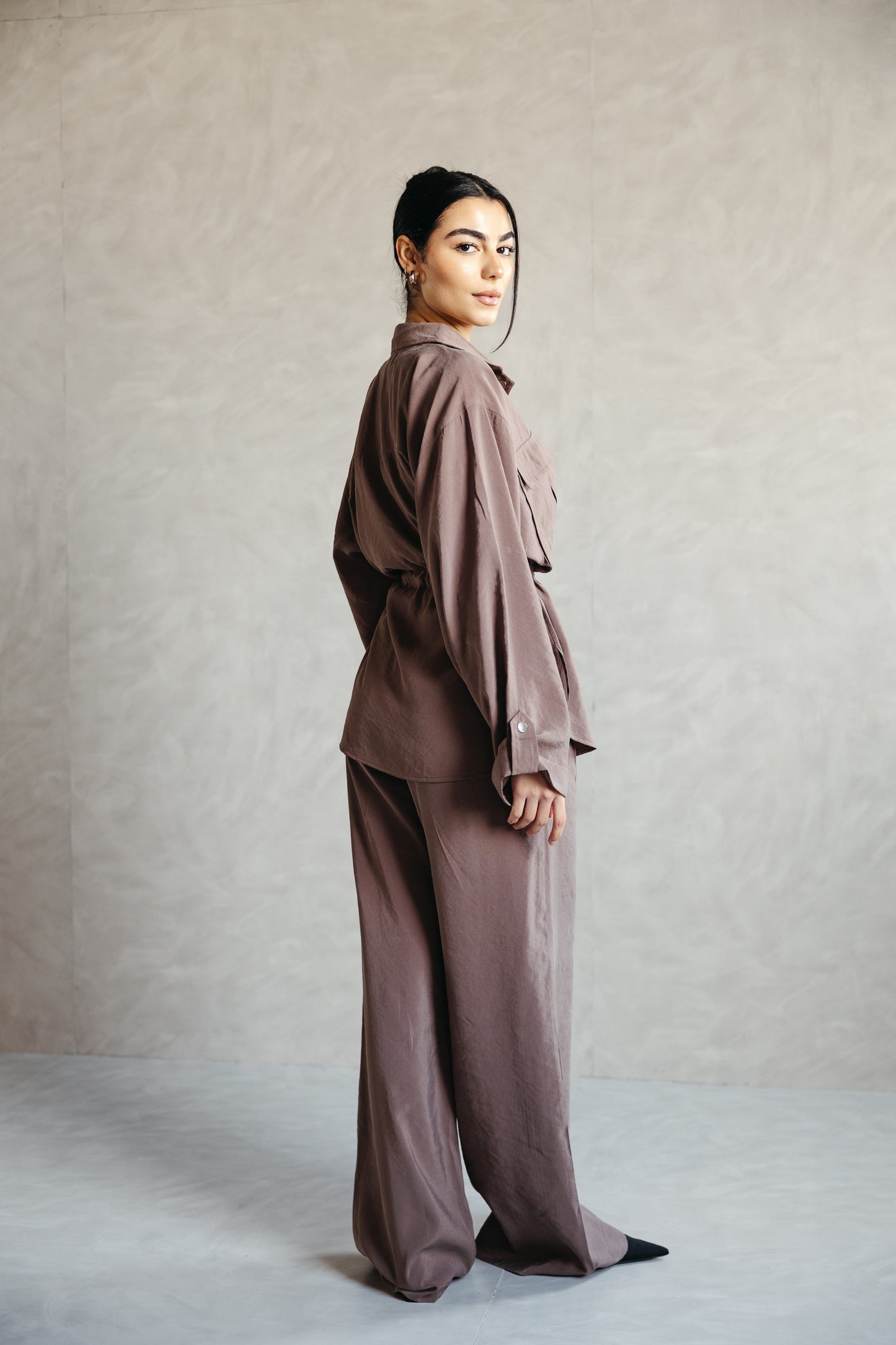 The Signature set in Mocha Taupe