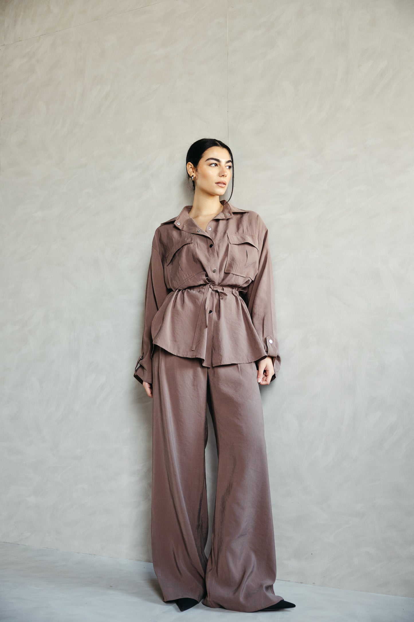 The Signature set in Mocha Taupe