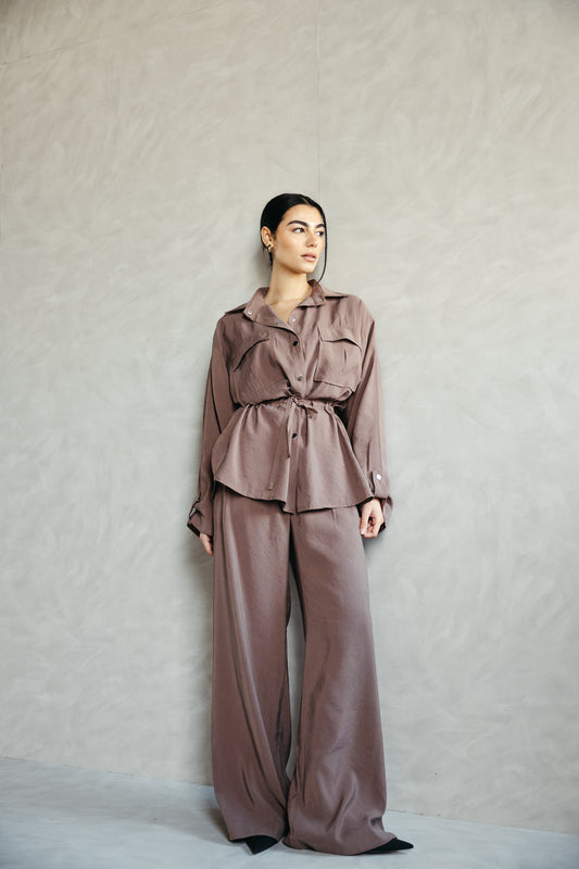 The Signature set in Mocha Taupe