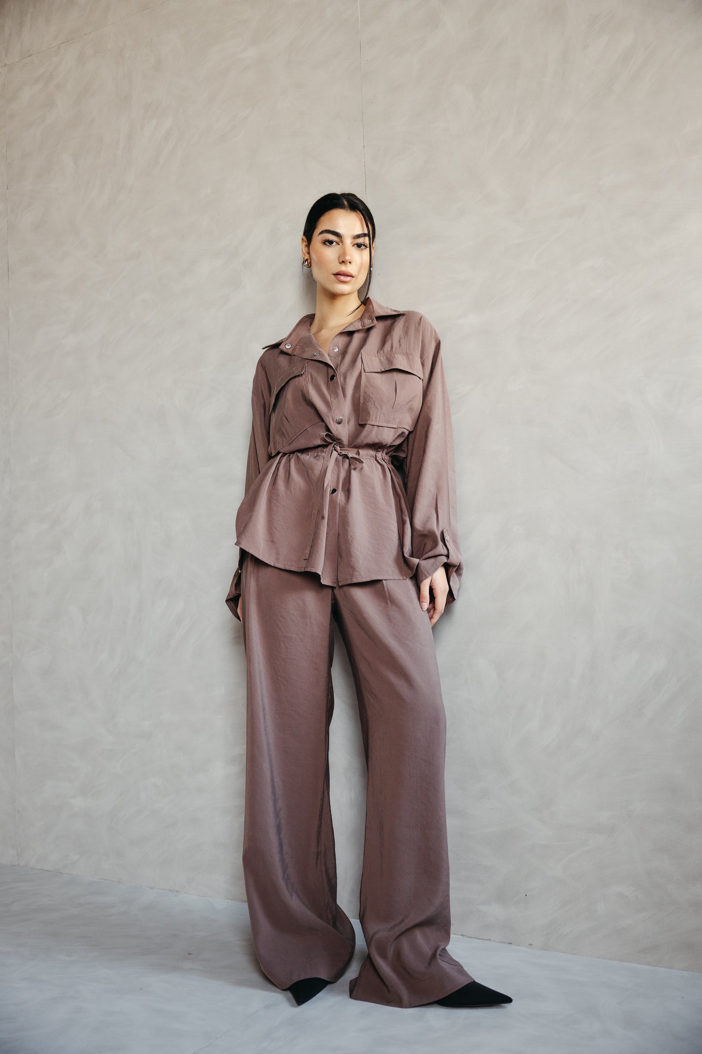 The Signature set in Mocha Taupe