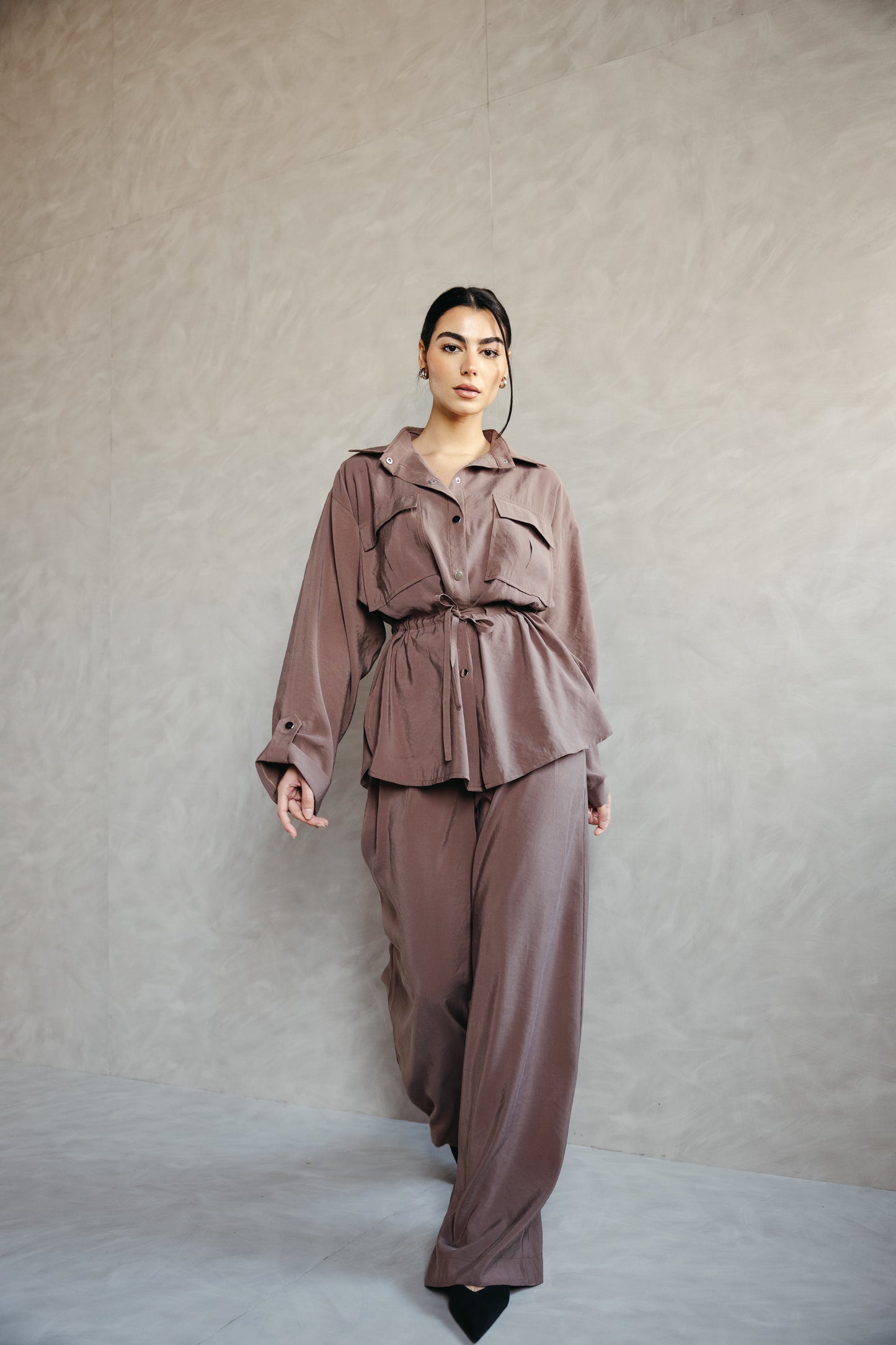 The Signature set in Mocha Taupe